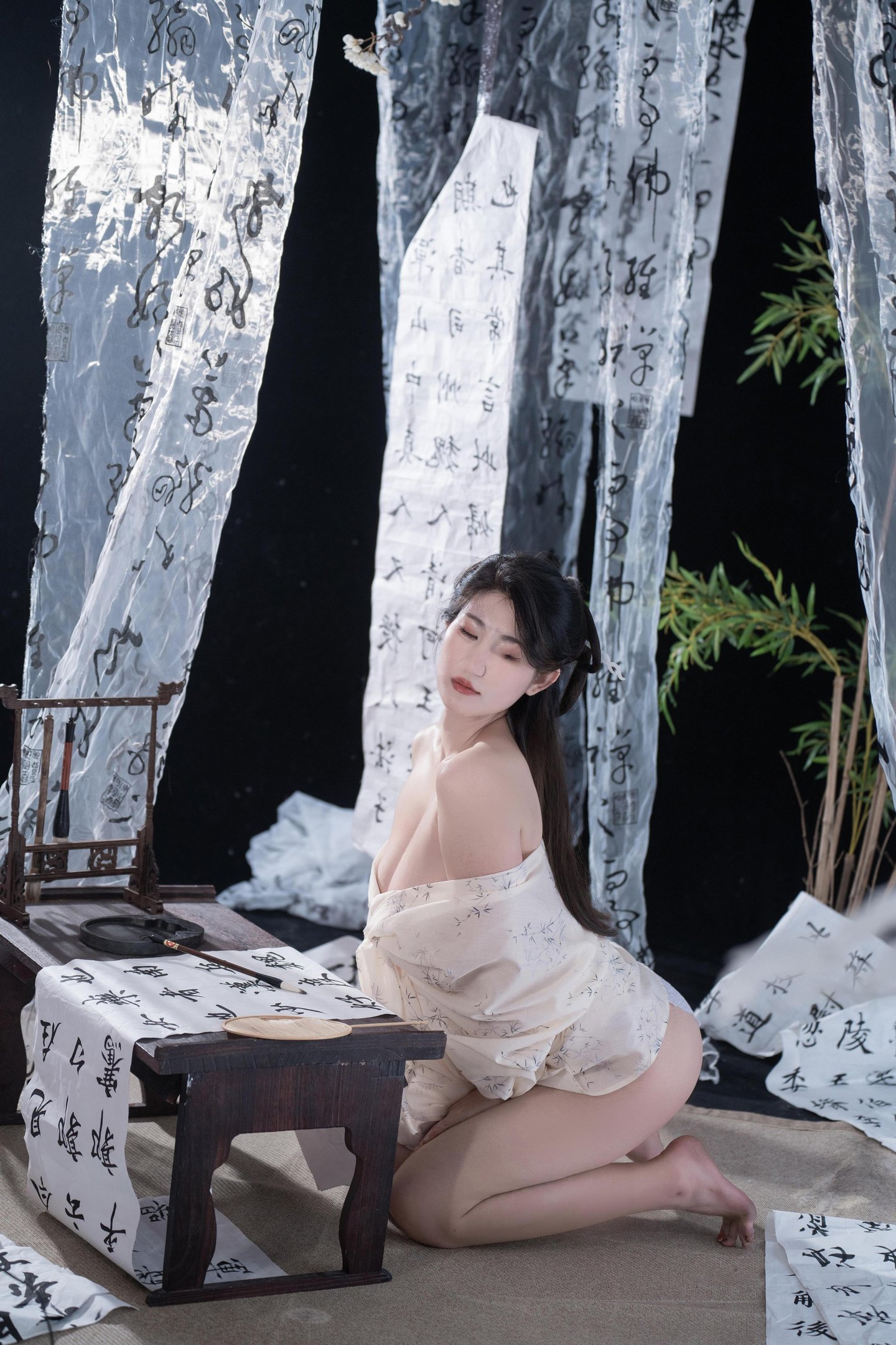 [私房] 星澜是澜澜叫澜妹呀 - 相思：薄纱书房贴纸遮点 古风私房 92P6V