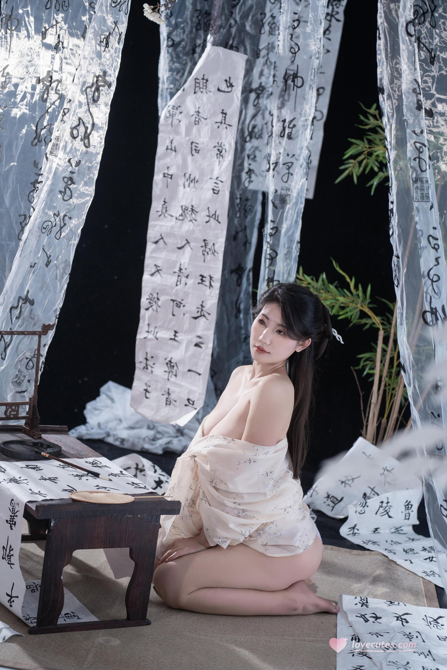 [私房] 星澜是澜澜叫澜妹呀 - 相思：薄纱书房贴纸遮点 古风私房 92P6V
