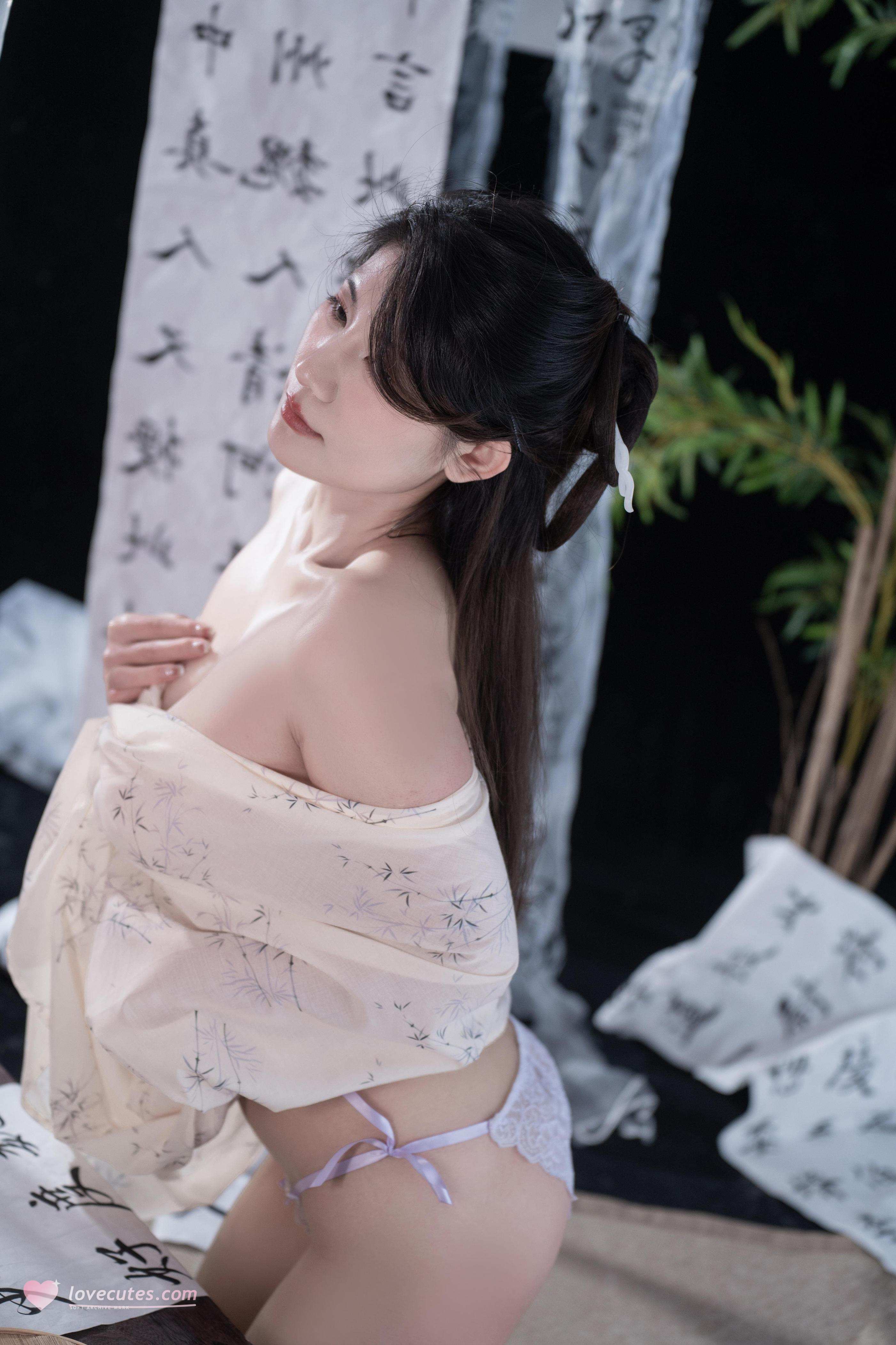 [私房] 星澜是澜澜叫澜妹呀 - 相思：薄纱书房贴纸遮点 古风私房 92P6V