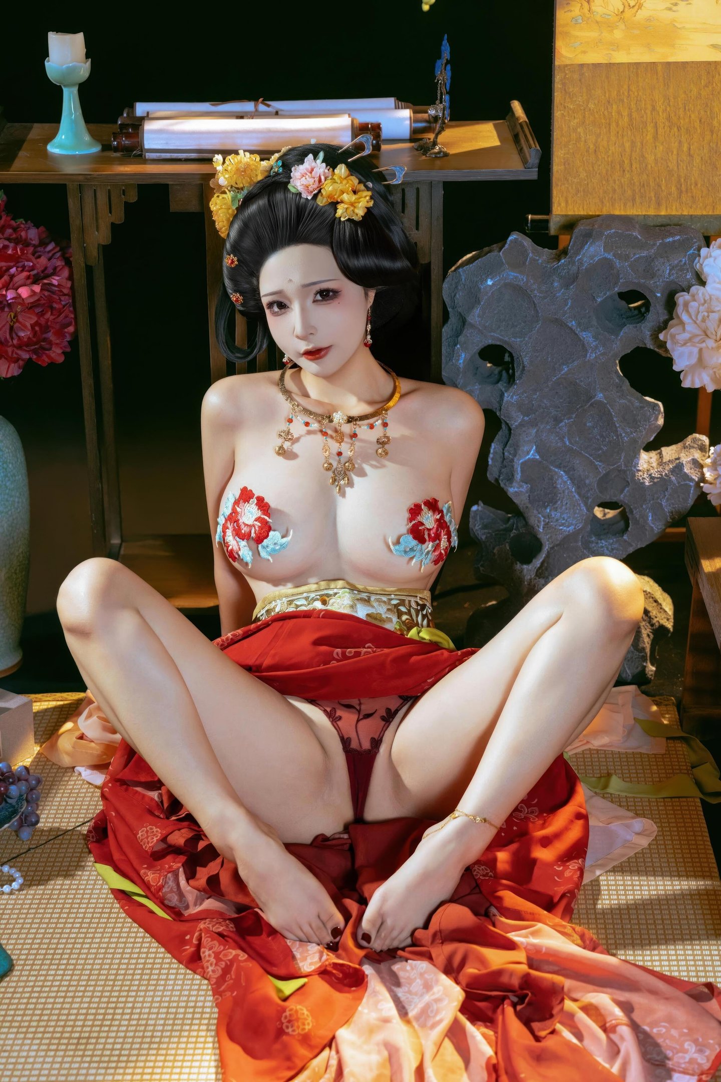 [Private] Yuuhui - Tang Palace Night Banquet: Tang Dynasty Court Nude with Exposed Buttocks, Grand Scale 136P