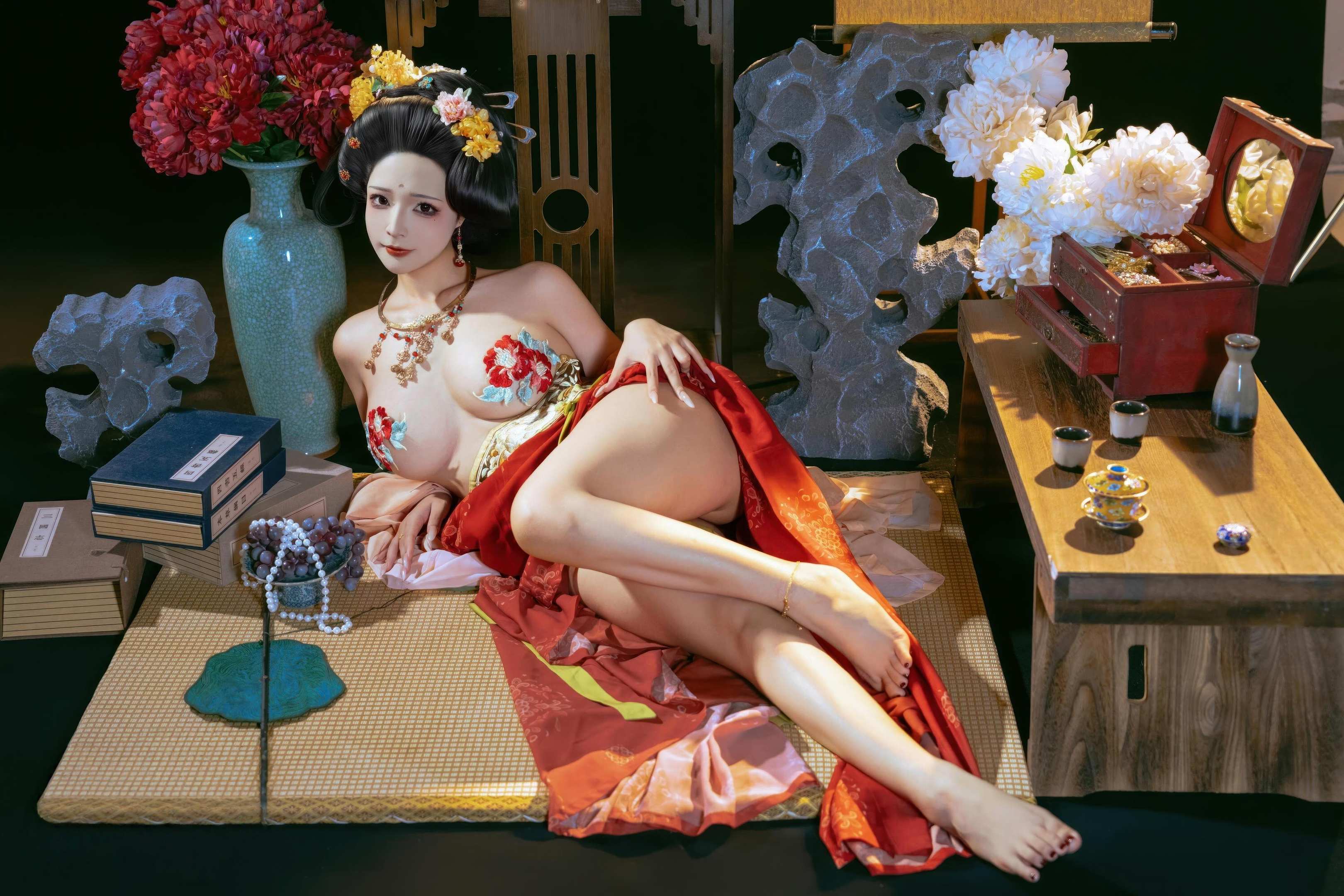 [Private] Yuuhui - Tang Palace Night Banquet: Tang Dynasty Court Nude with Exposed Buttocks, Grand Scale 136P