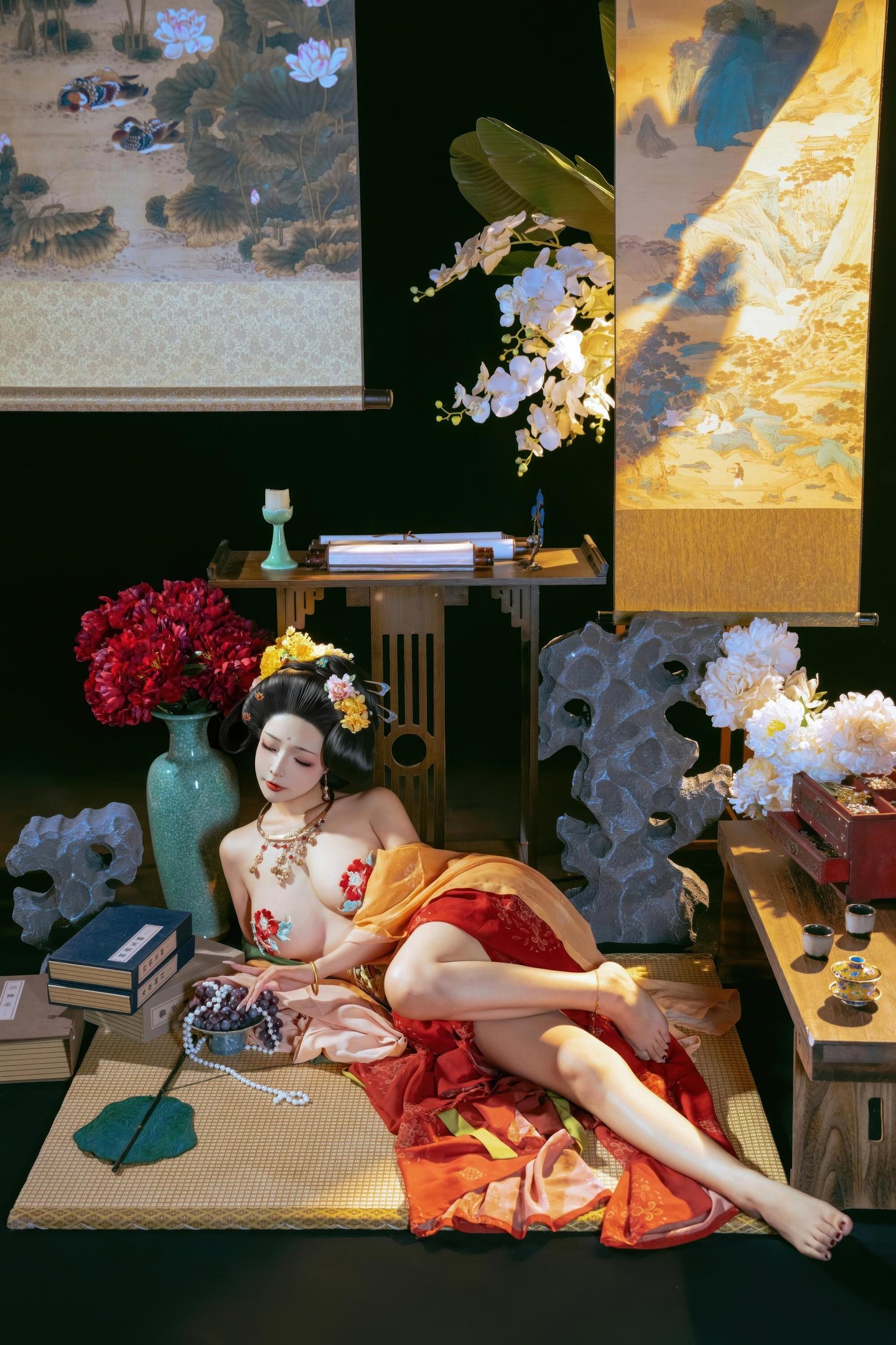 [Private] Yuuhui - Tang Palace Night Banquet: Tang Dynasty Court Nude with Exposed Buttocks, Grand Scale 136P