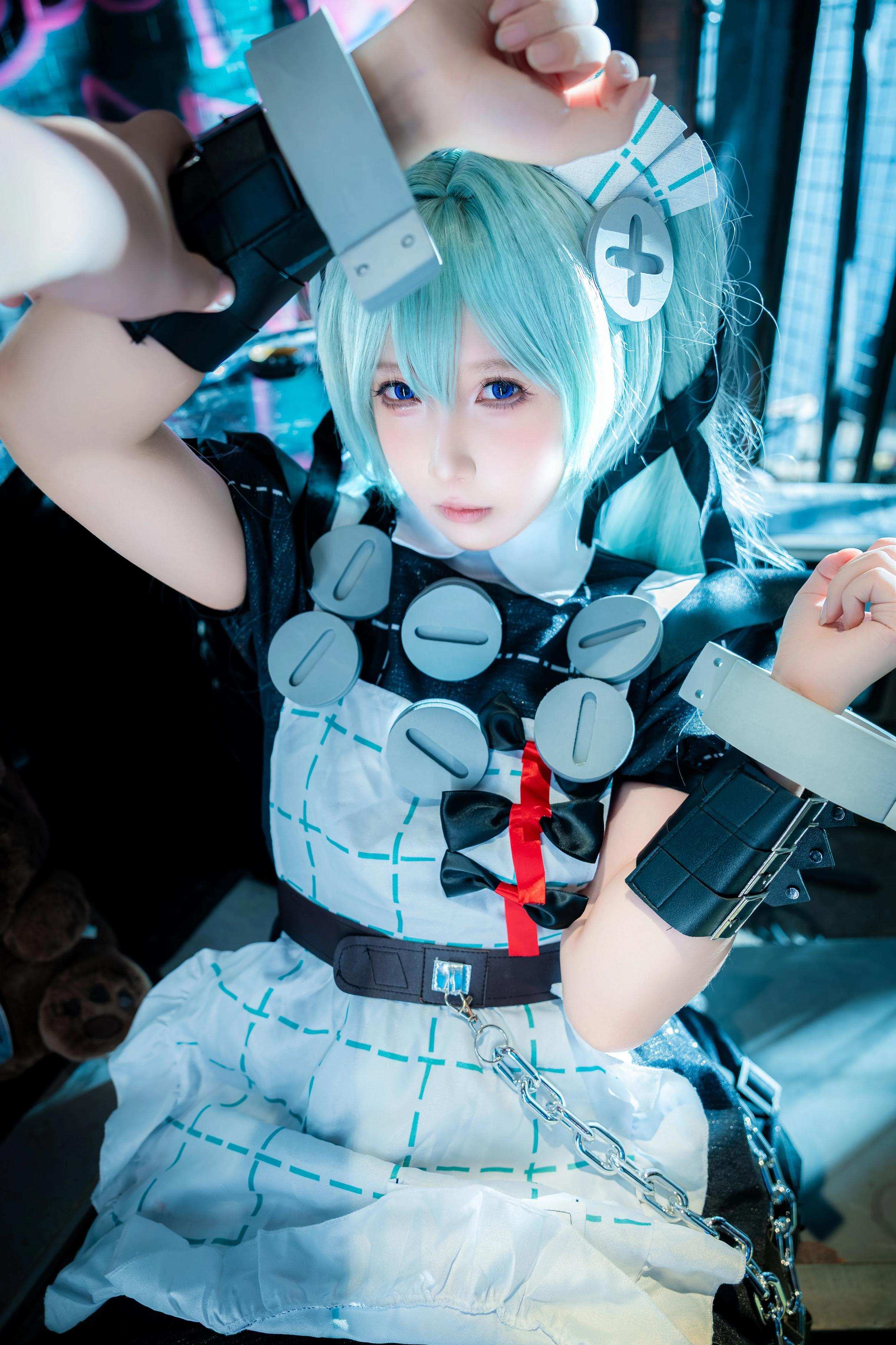 [cosplay] 小和甜酒 - 绝区零 可琳：绿发女仆机械场景 角色还原 69P