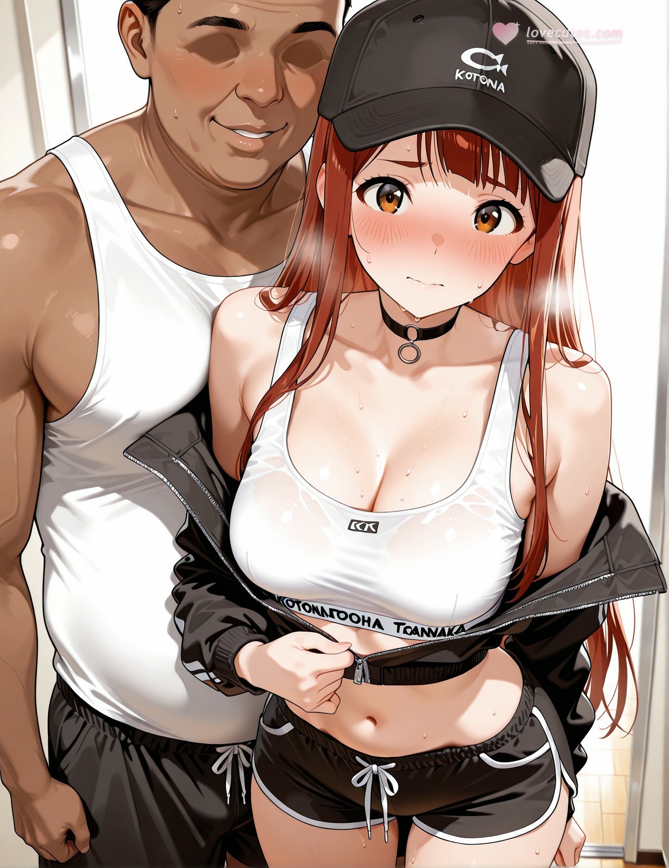 AI 生成的動漫女孩 - 偶像大師 田中琴葉：學生裝緊身衣露穴 193P