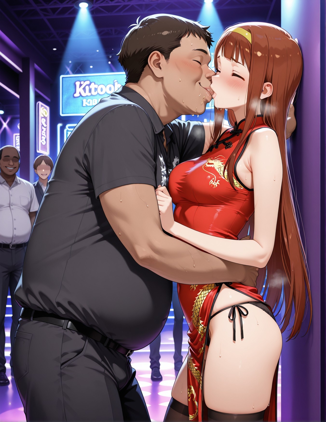 AI Generated Anime Girl - 偶像大师 田中琴叶：学生装紧身衣露穴 193P