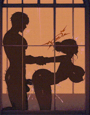 'สาวอนิเมะสร้างโดย AI - คอลเลกชันภาพเคลื่อนไหว Pixiv: ถุงน่องดำและชุดชั้นในลูกไม้ 14V'