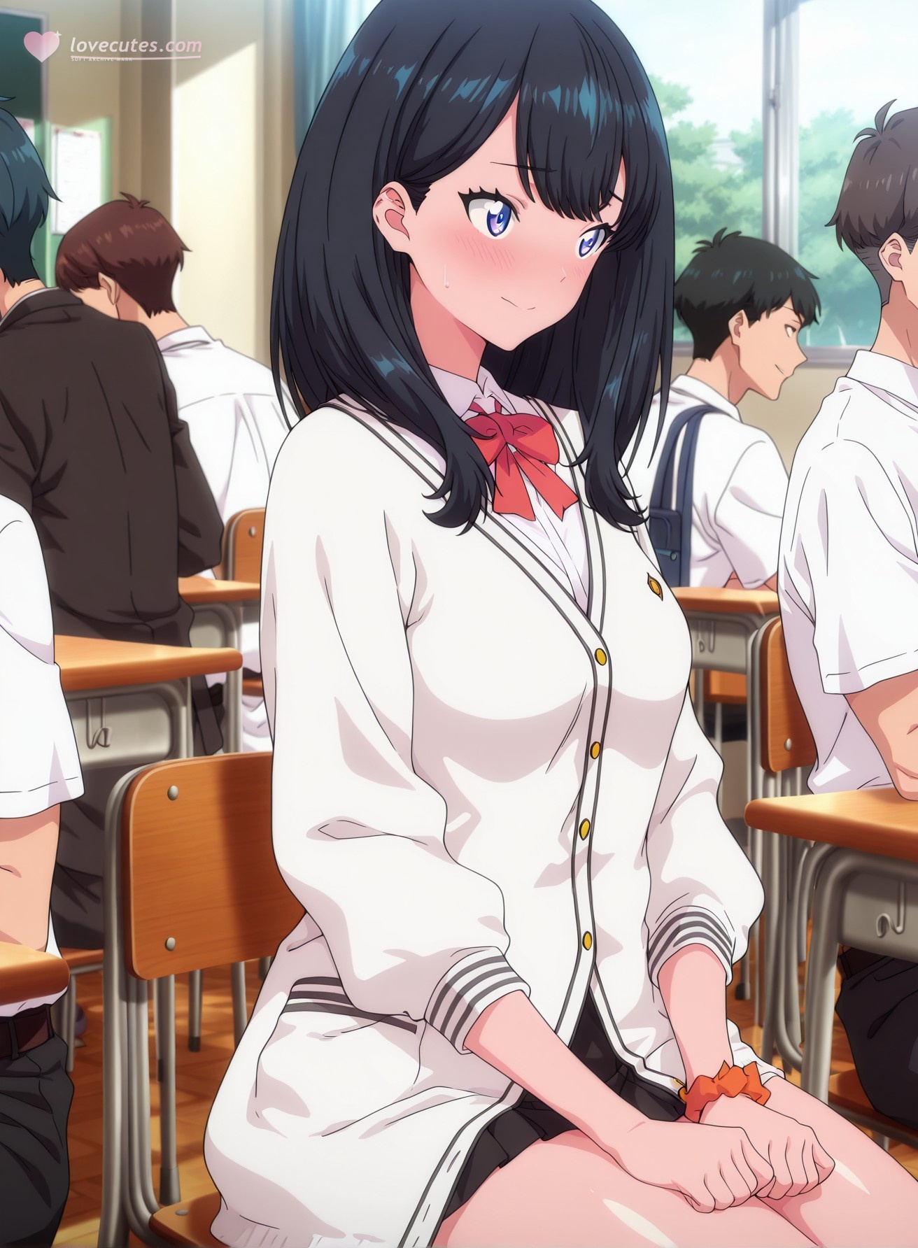 AI生成アニメ少女 - SSSS.GRIDMAN 宝多六花：学生服タイト衣装露穴 177P