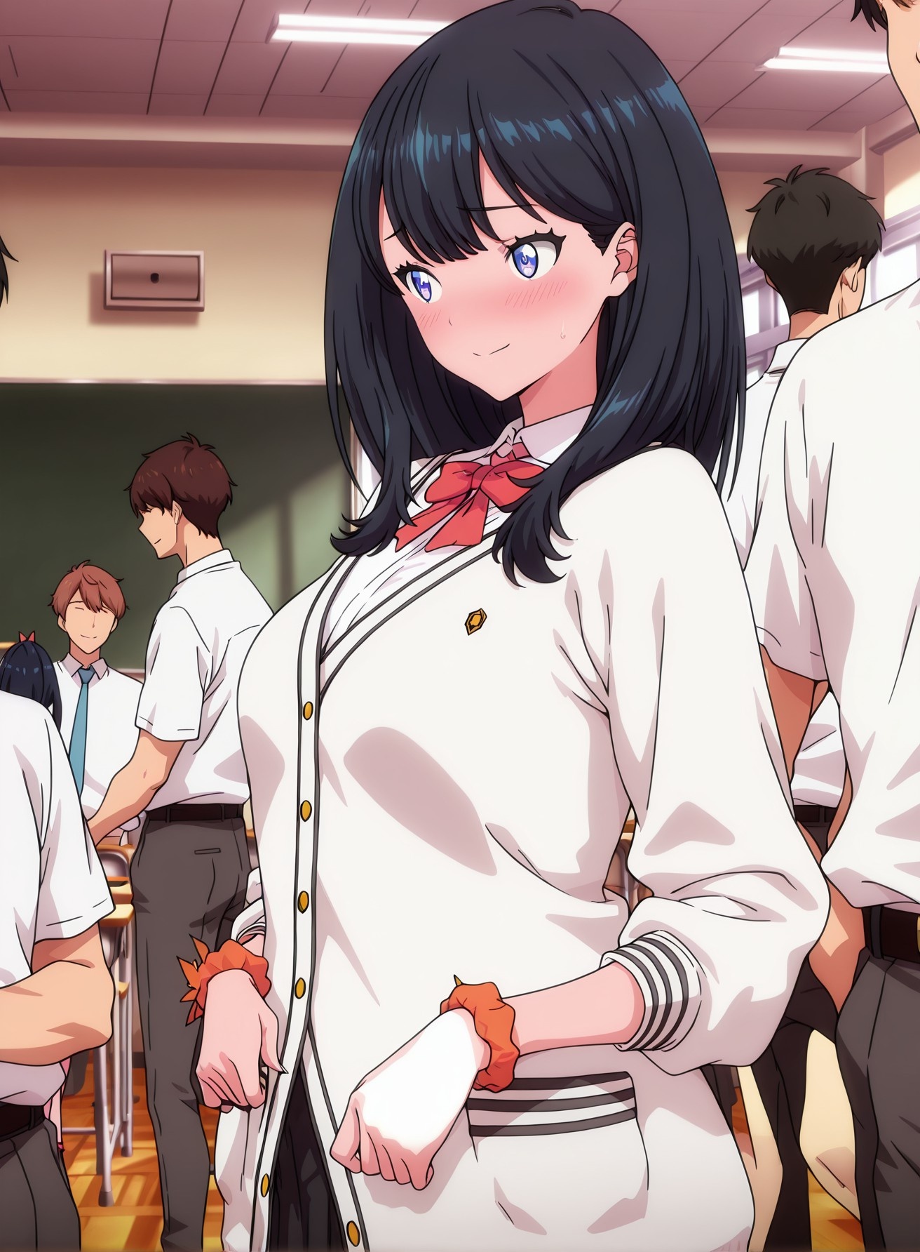 AI生成アニメ少女 - SSSS.GRIDMAN 宝多六花：学生服タイト衣装露穴 177P