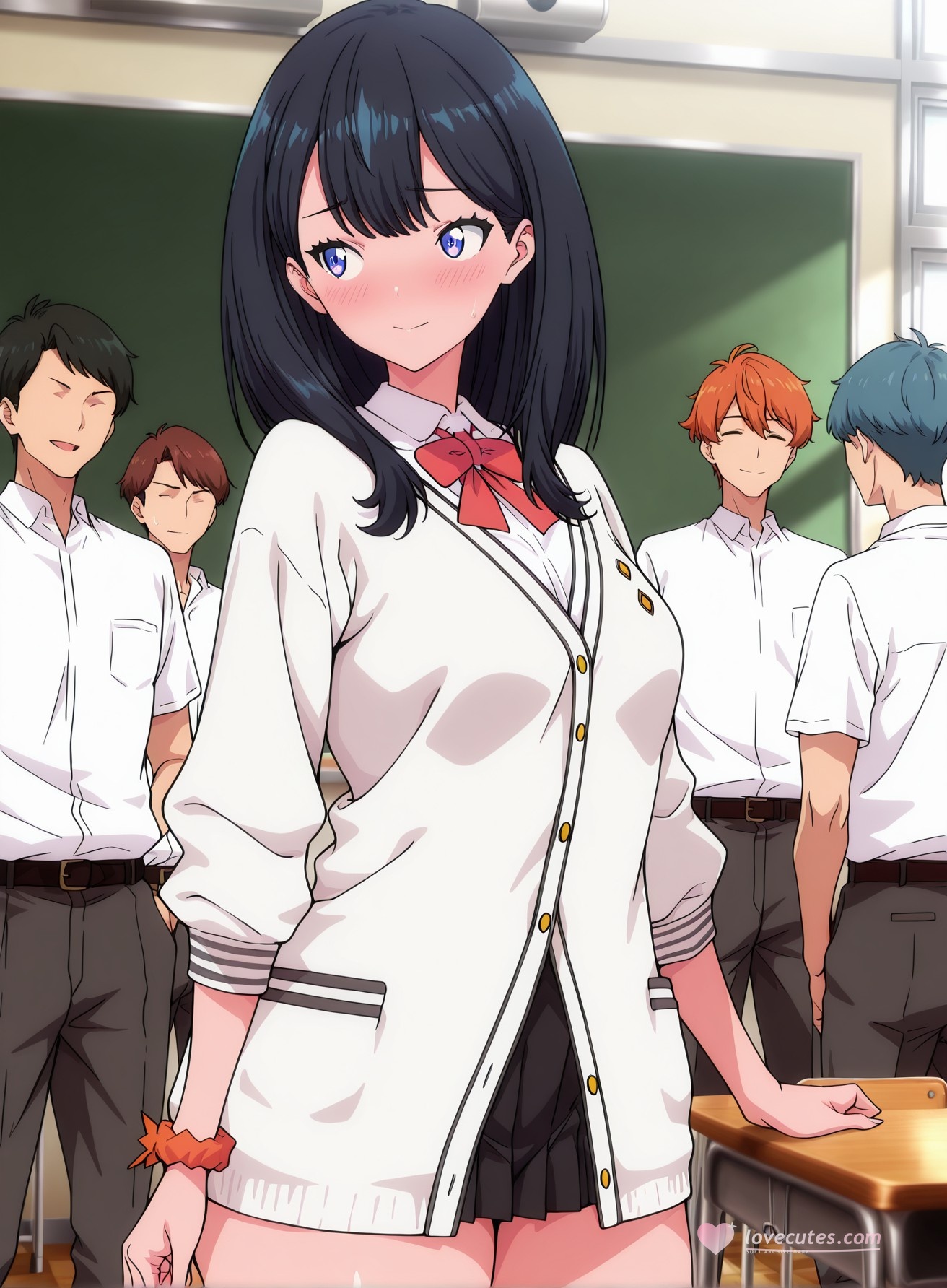 AI生成アニメ少女 - SSSS.GRIDMAN 宝多六花：学生服タイト衣装露穴 177P
