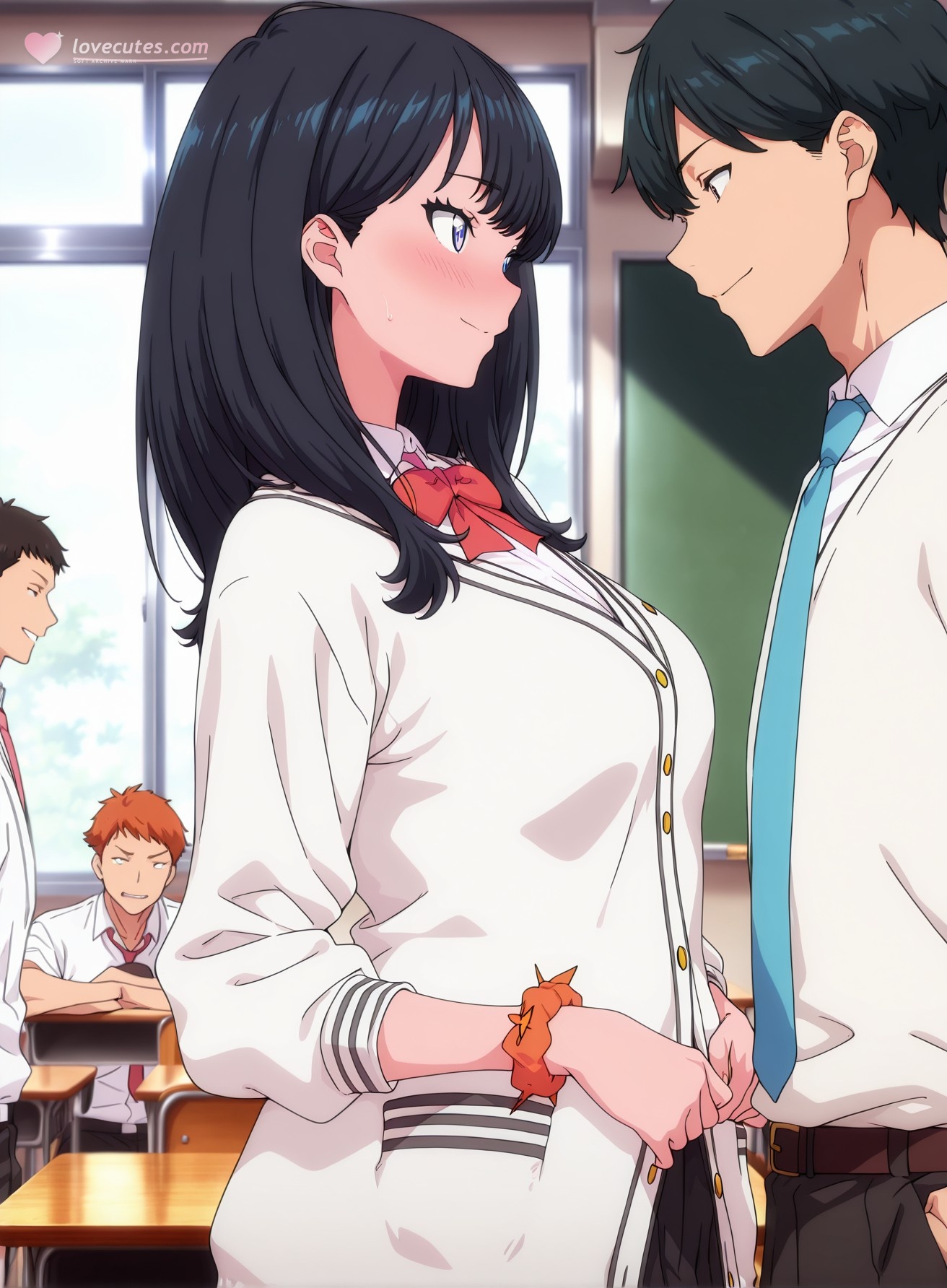AI生成アニメ少女 - SSSS.GRIDMAN 宝多六花：学生服タイト衣装露穴 177P