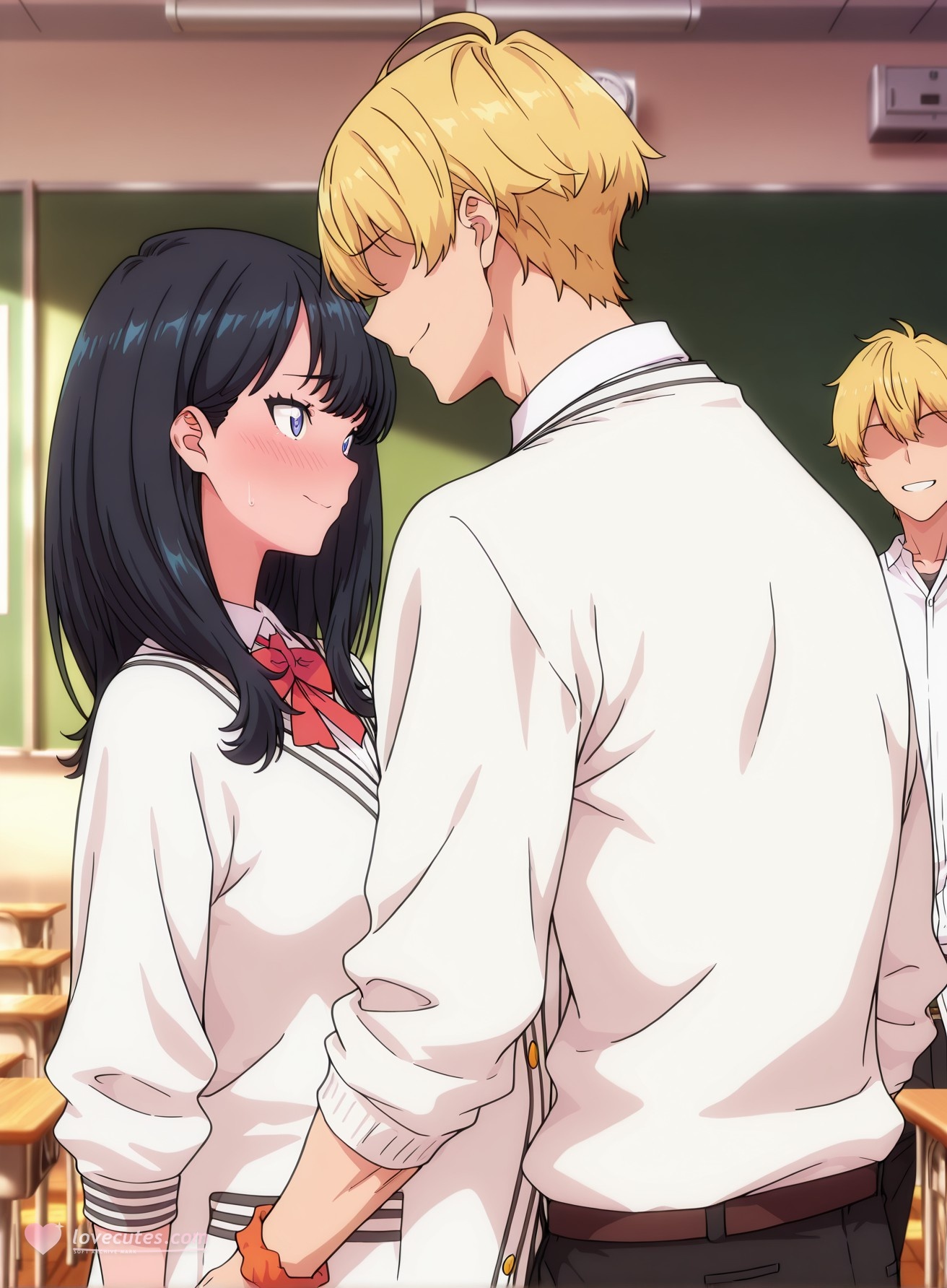 AI生成動漫女孩 - SSSS.GRIDMAN 寶多六花：學生裝緊身衣露穴 177P