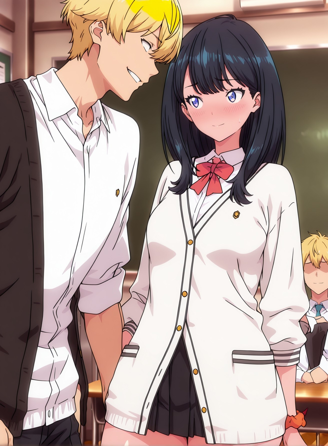 AI生成動漫女孩 - SSSS.GRIDMAN 寶多六花：學生裝緊身衣露穴 177P