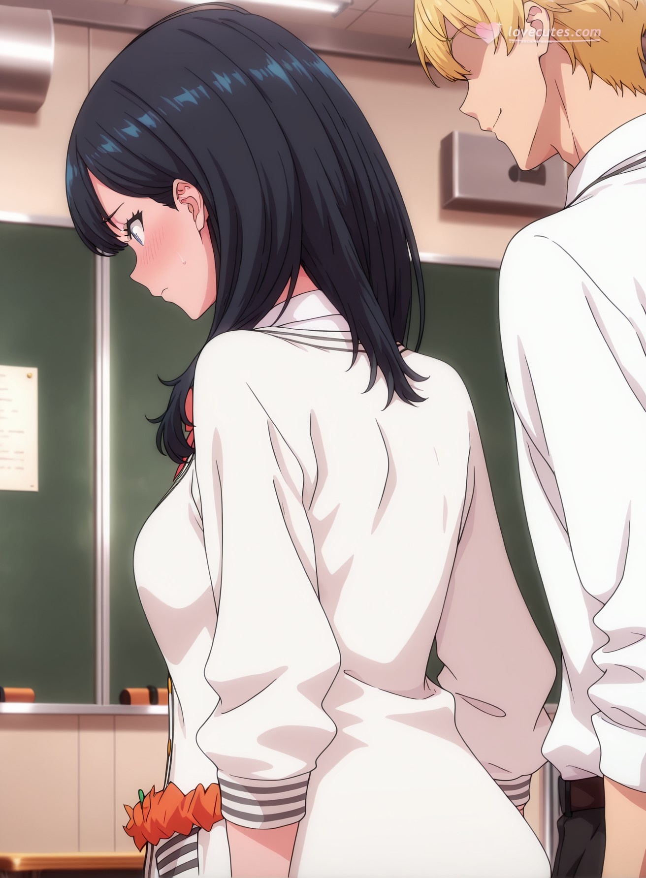 AI生成動漫女孩 - SSSS.GRIDMAN 寶多六花：學生裝緊身衣露穴 177P