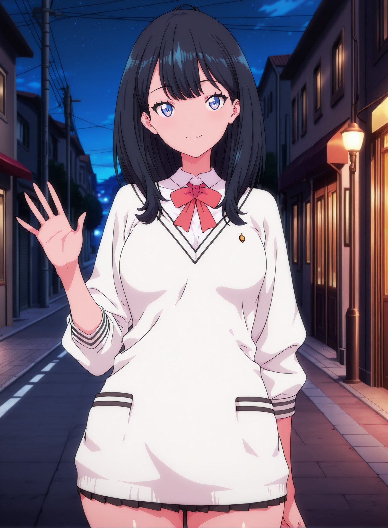 AI生成動漫女孩 - SSSS.GRIDMAN 寶多六花：學生裝緊身衣露穴 177P