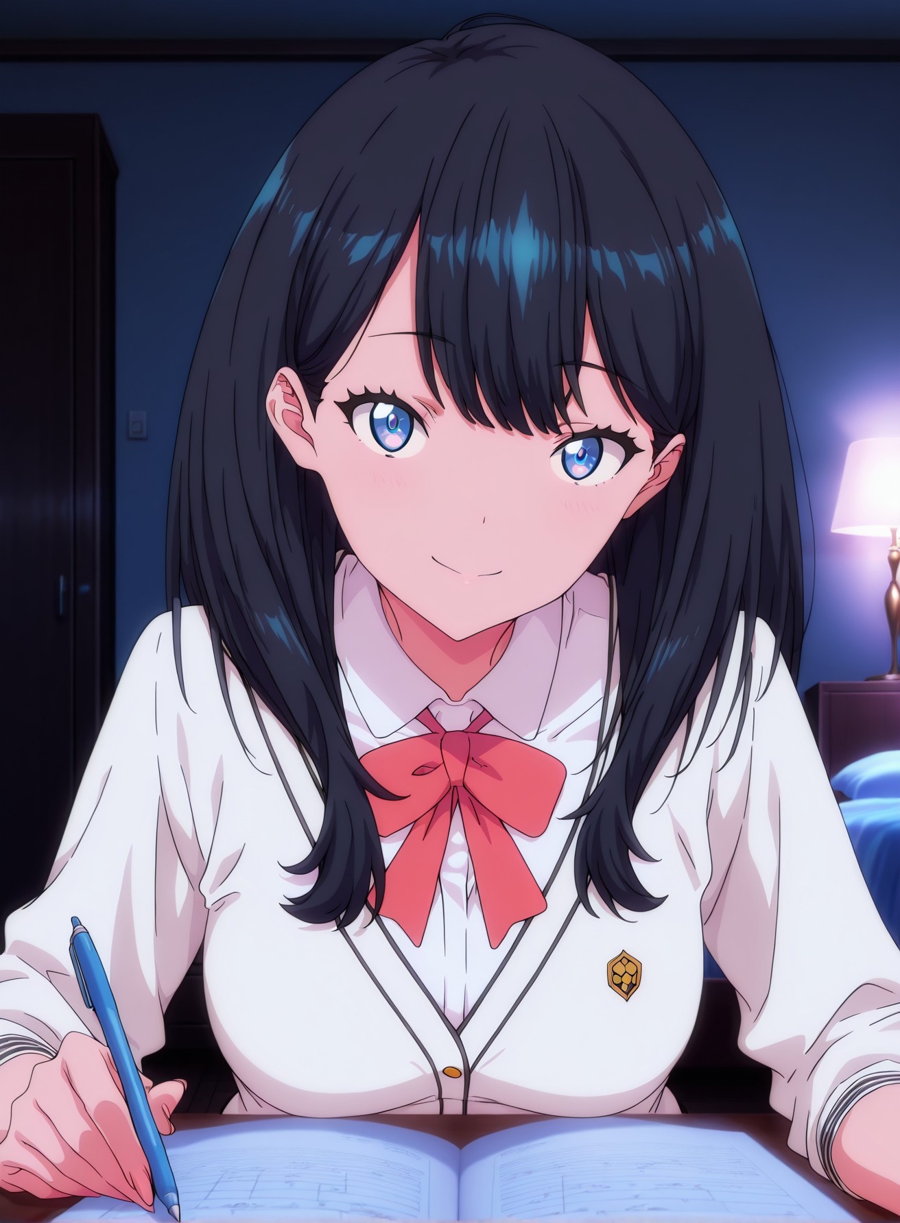 AI生成動漫女孩 - SSSS.GRIDMAN 寶多六花：學生裝緊身衣露穴 177P