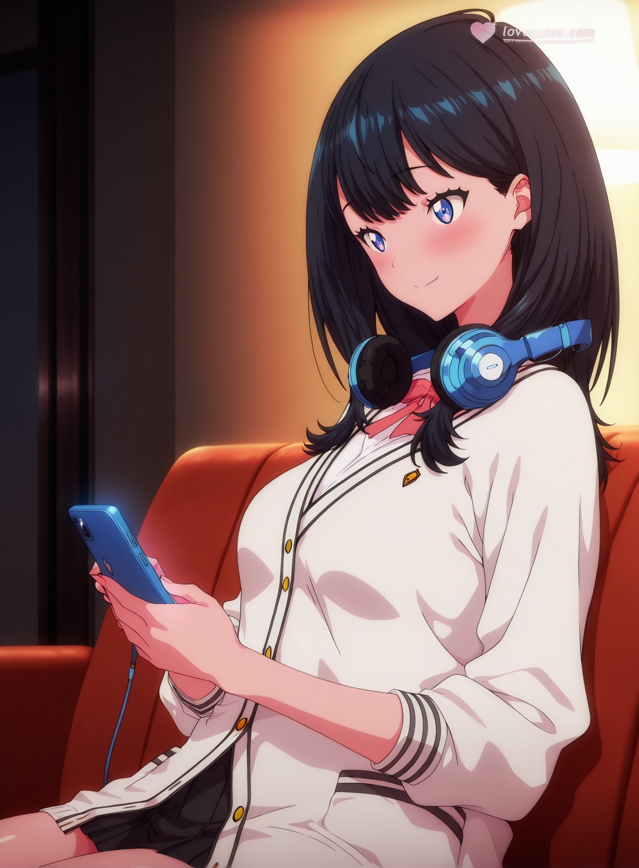AI生成動漫女孩 - SSSS.GRIDMAN 寶多六花：學生裝緊身衣露穴 177P