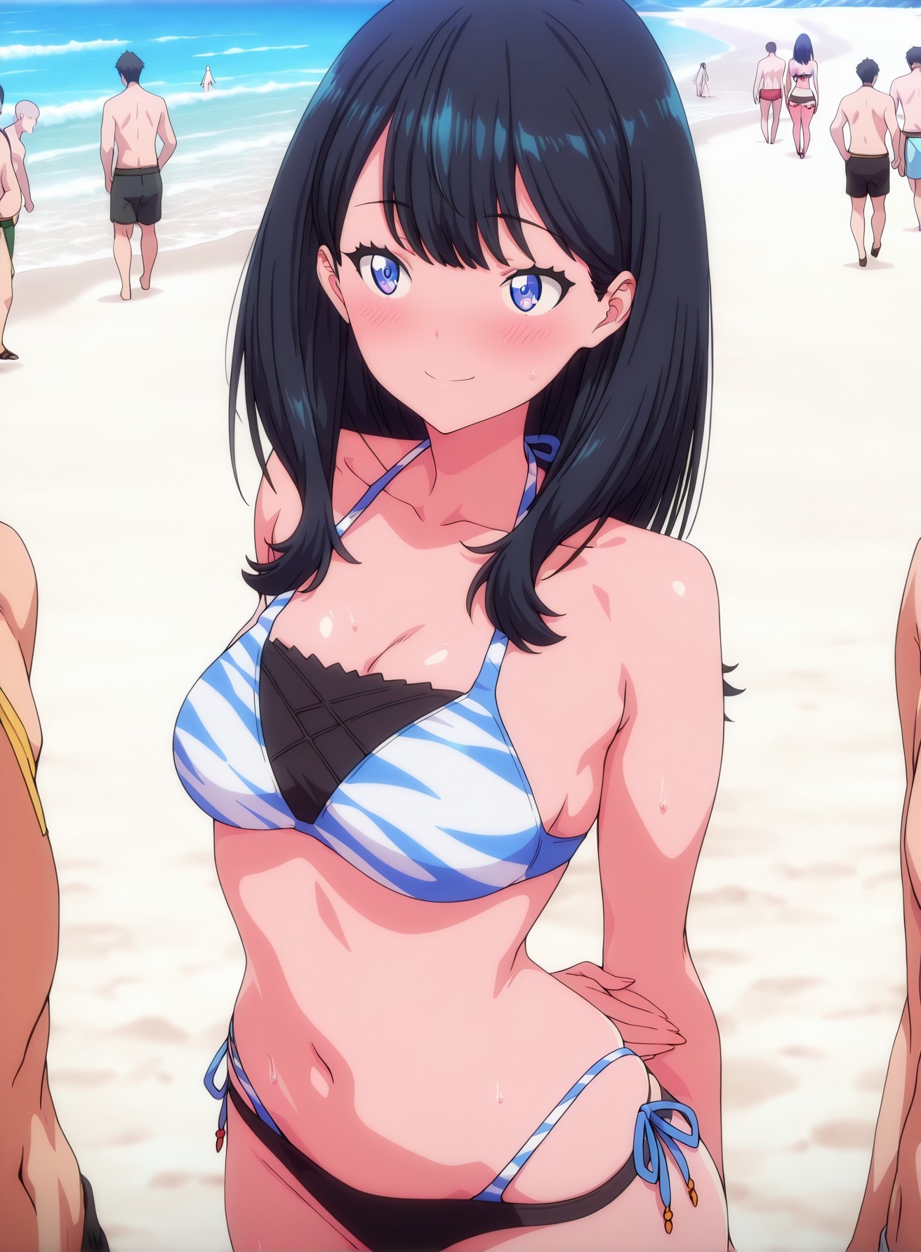 AI生成動漫女孩 - SSSS.GRIDMAN 寶多六花：學生裝緊身衣露穴 177P