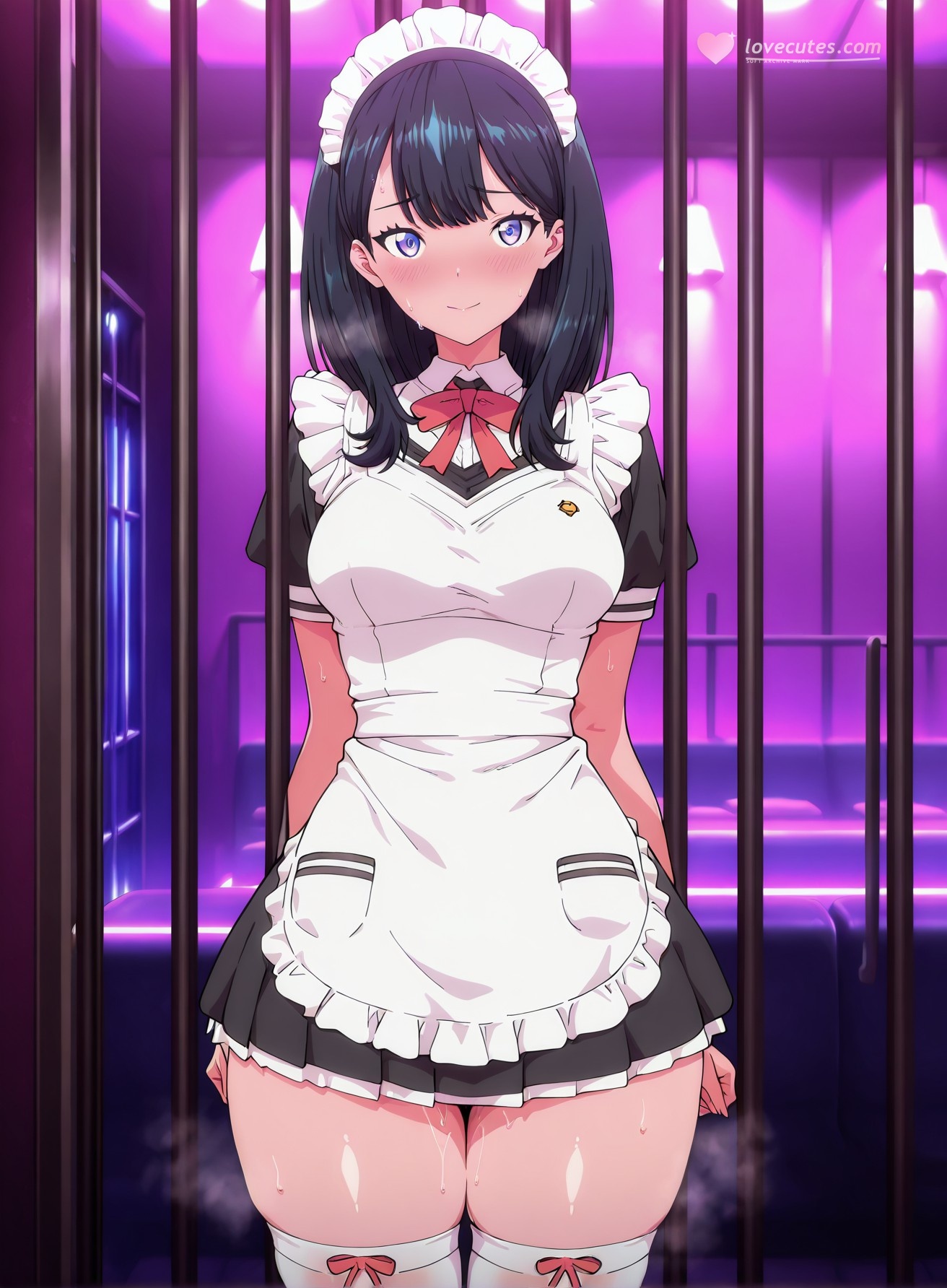 AI生成動漫女孩 - SSSS.GRIDMAN 寶多六花：學生裝緊身衣露穴 177P