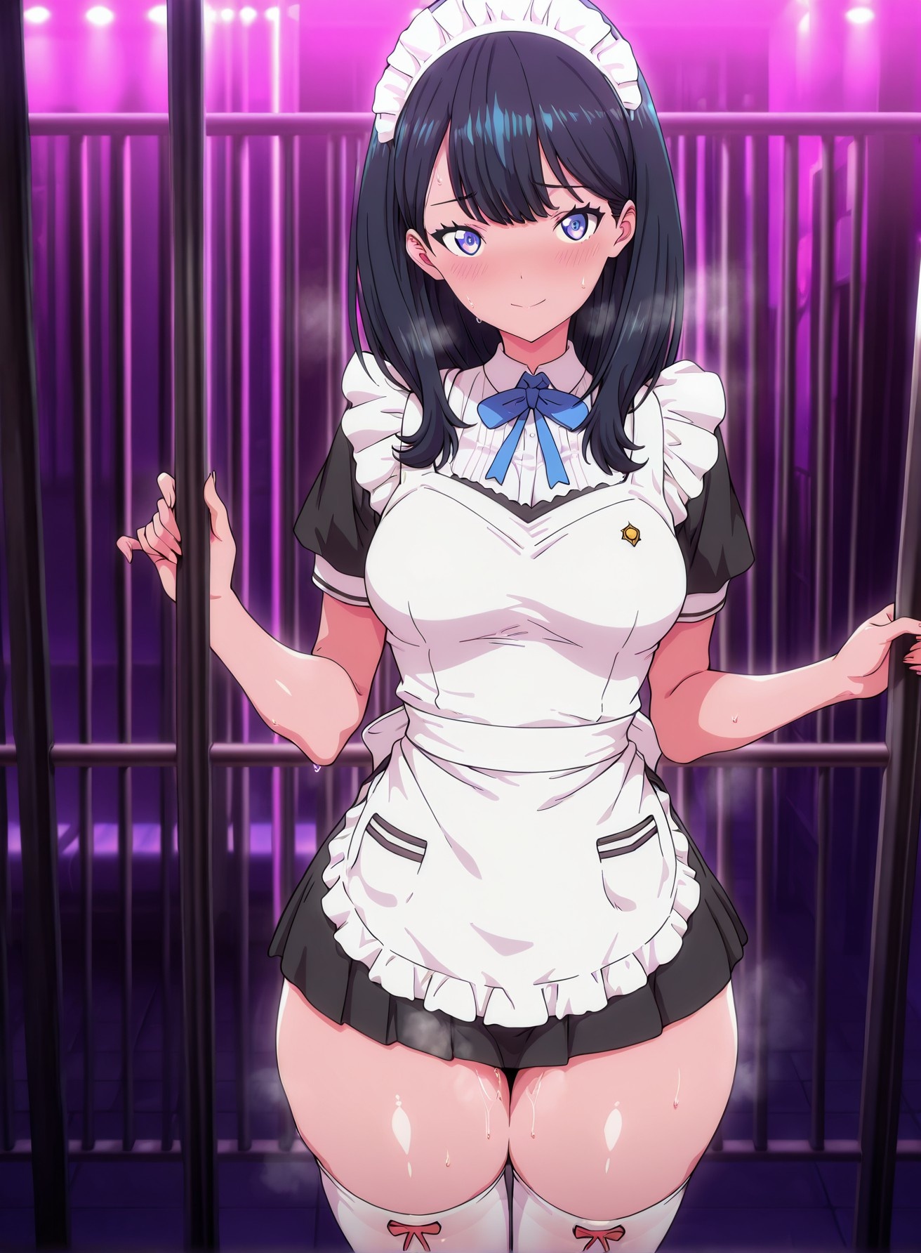 AI生成動漫女孩 - SSSS.GRIDMAN 寶多六花：學生裝緊身衣露穴 177P