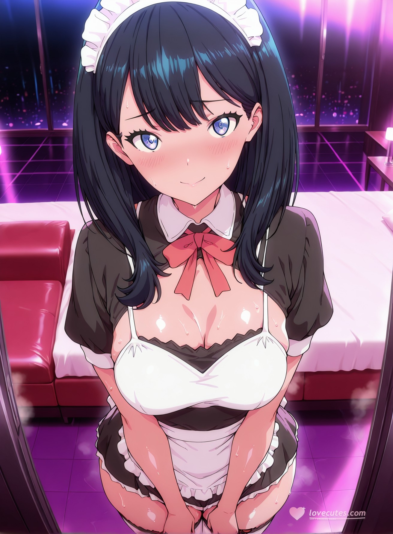 AI生成動漫女孩 - SSSS.GRIDMAN 寶多六花：學生裝緊身衣露穴 177P