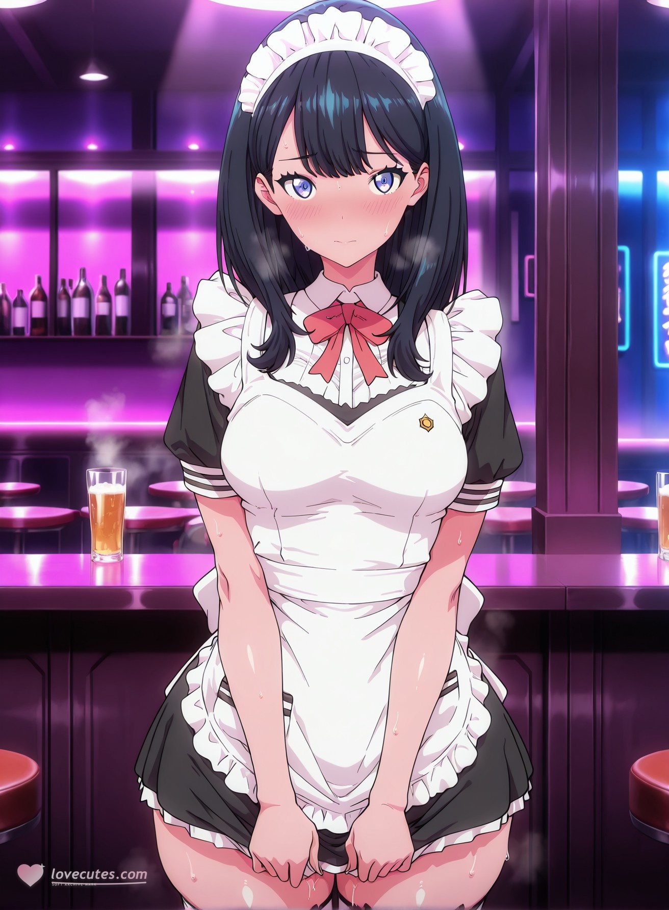 AI生成動漫女孩 - SSSS.GRIDMAN 寶多六花：學生裝緊身衣露穴 177P
