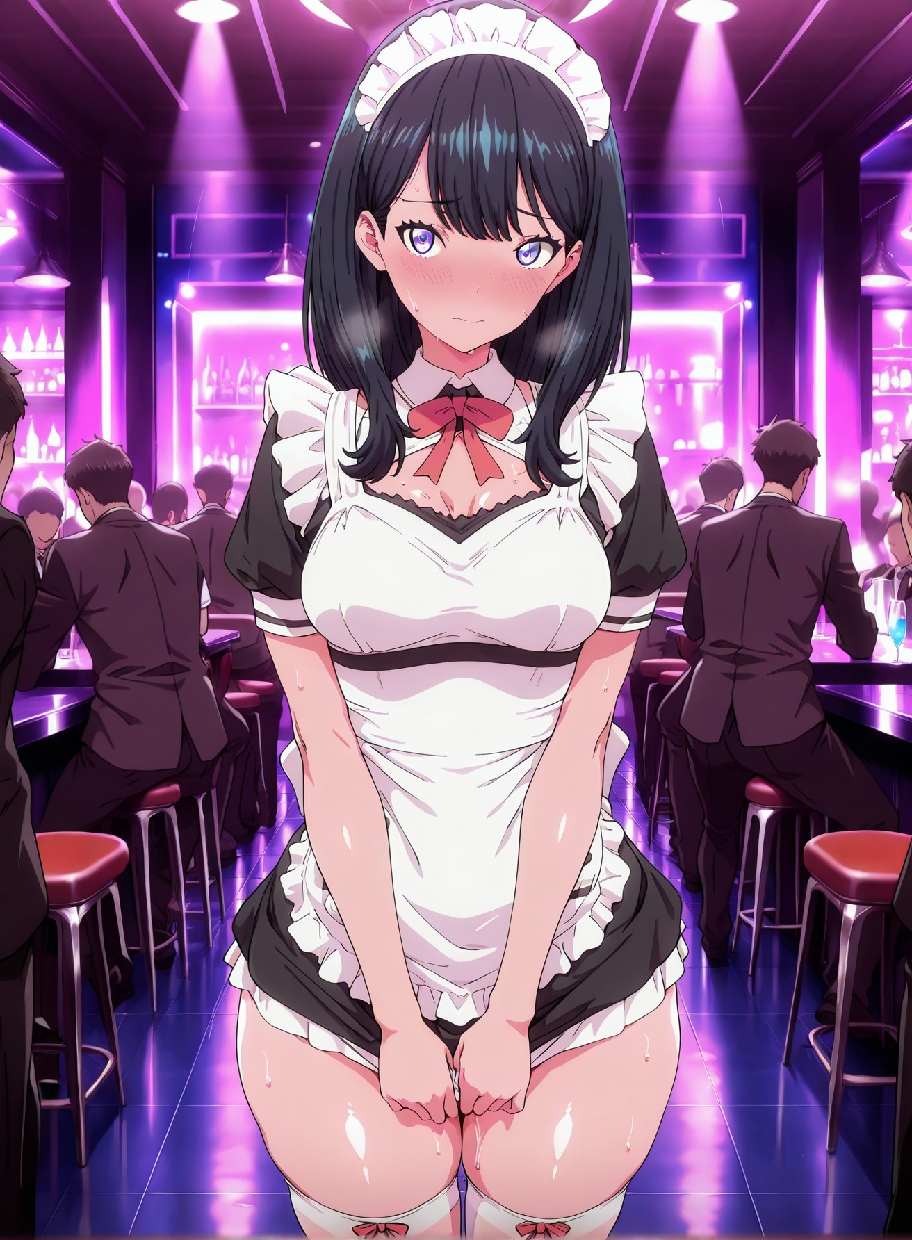 AI生成動漫女孩 - SSSS.GRIDMAN 寶多六花：學生裝緊身衣露穴 177P