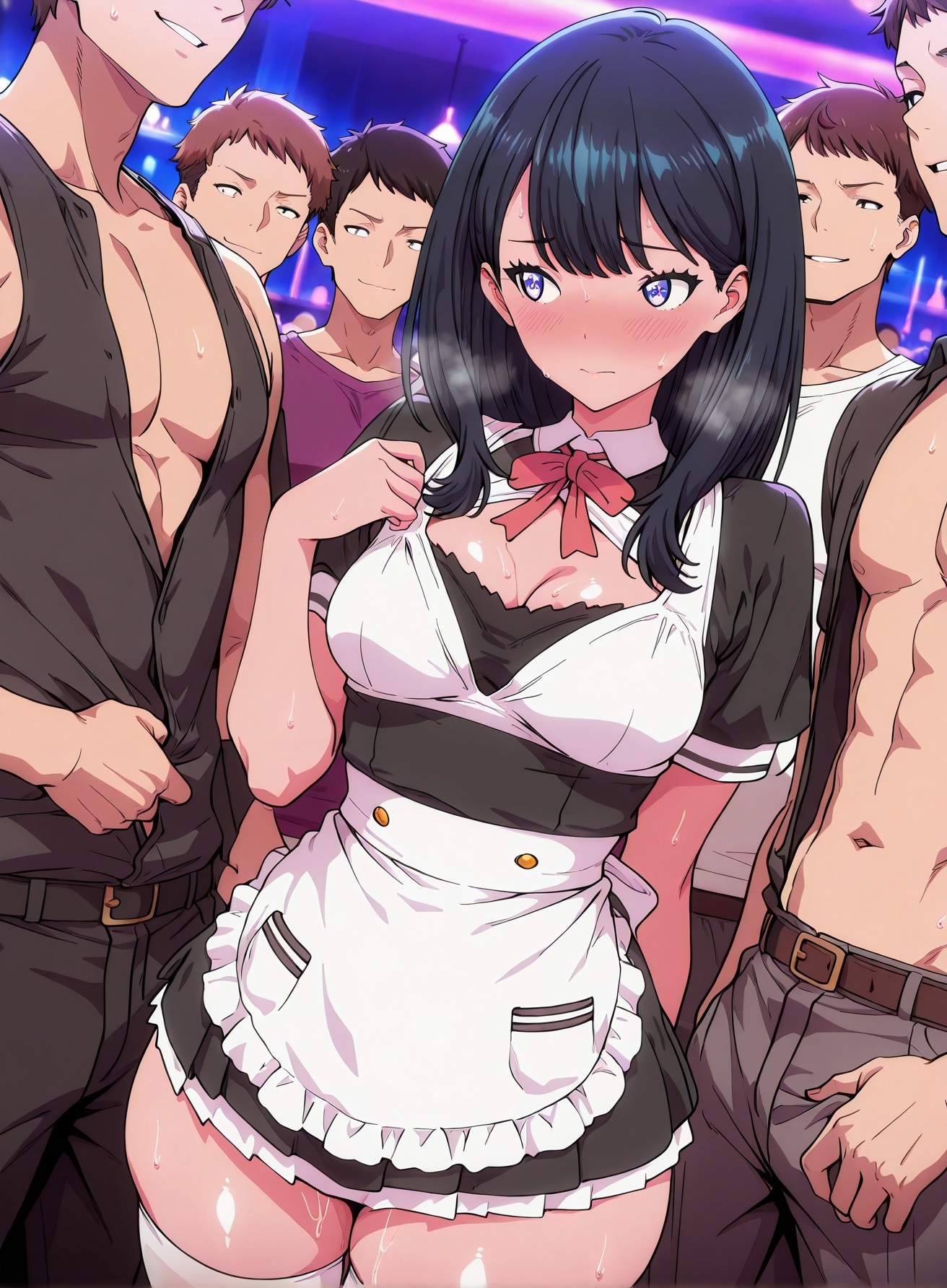AI生成アニメ少女 - SSSS.GRIDMAN 宝多六花：学生服タイト衣装露穴 177P