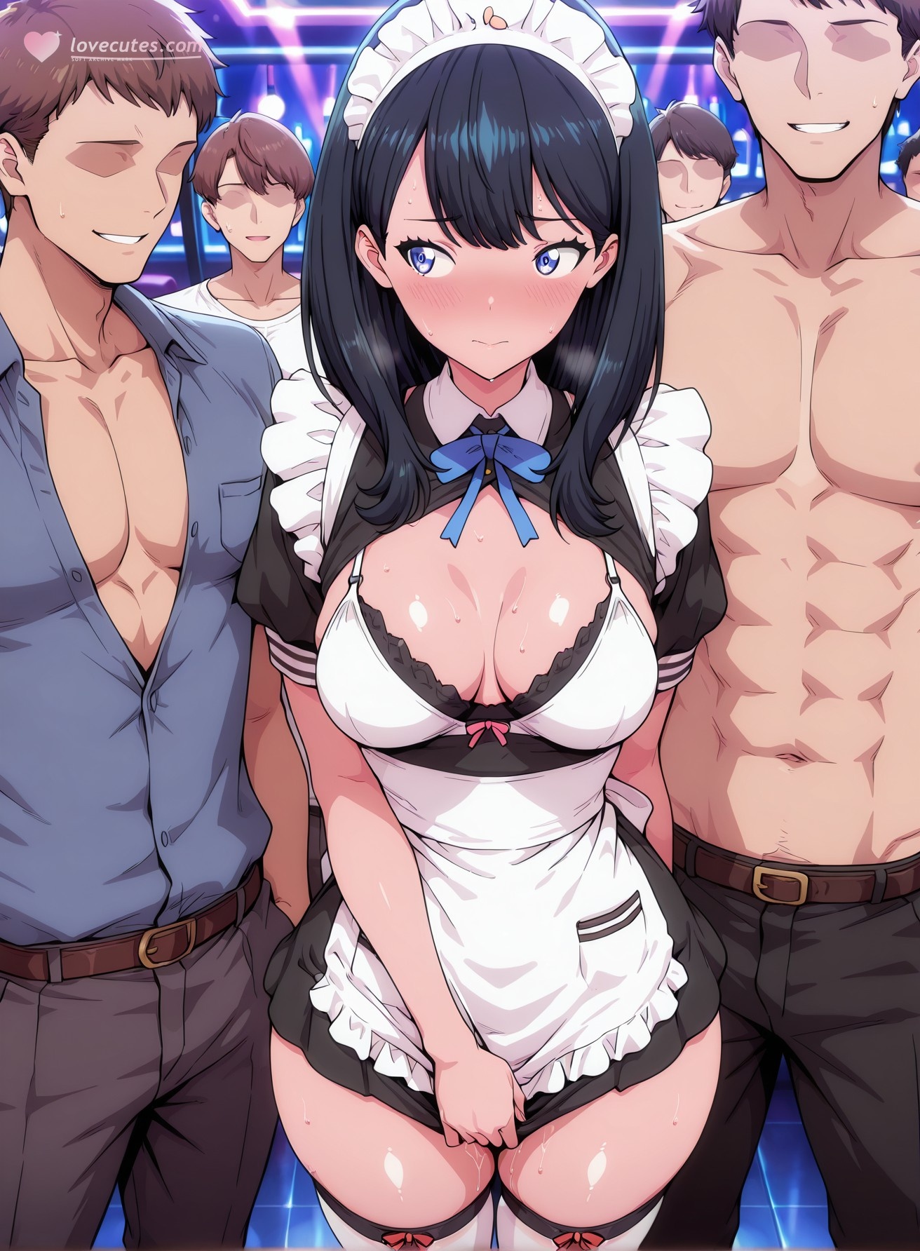 AI生成アニメ少女 - SSSS.GRIDMAN 宝多六花：学生服タイト衣装露穴 177P
