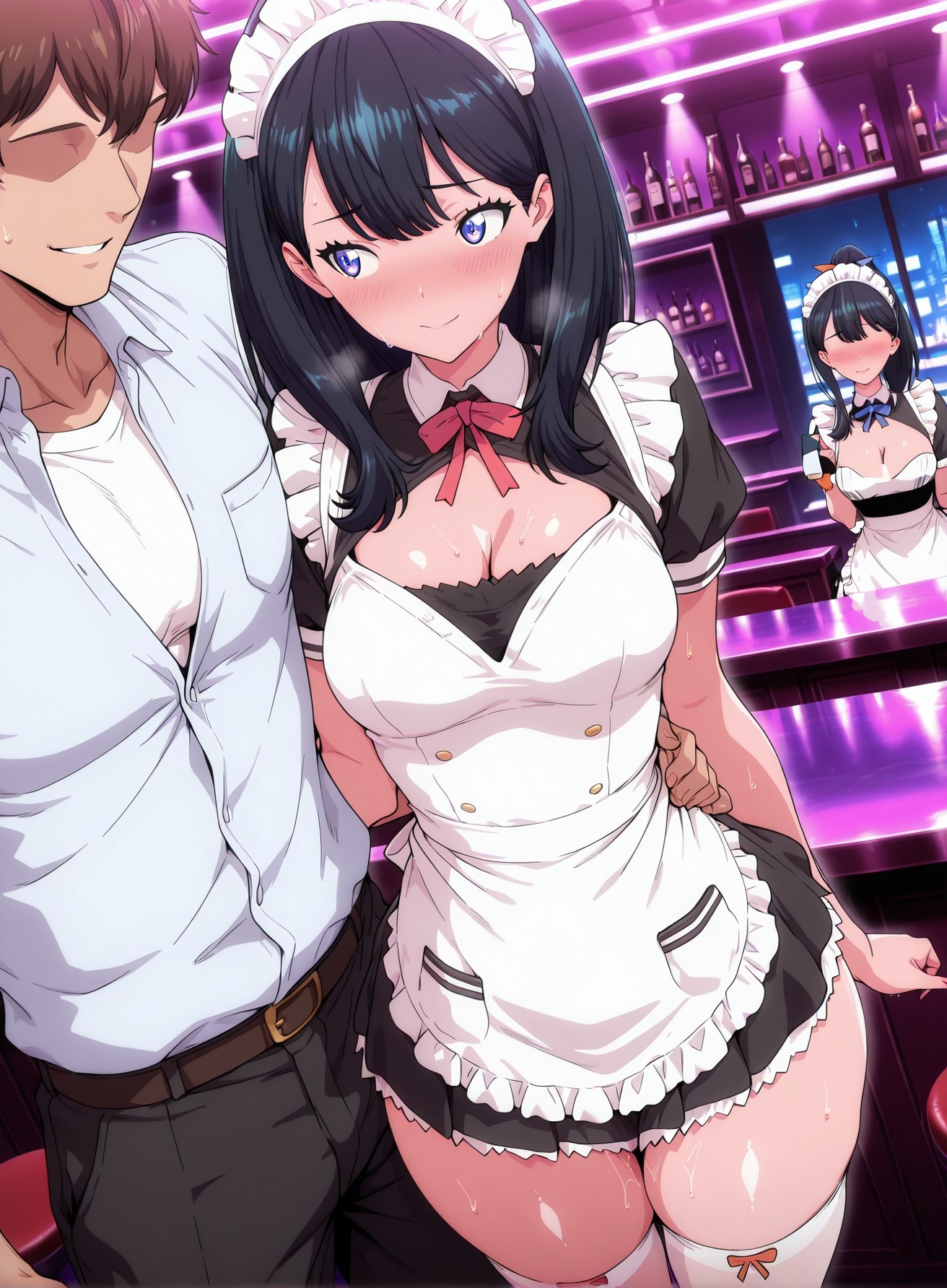 AI生成アニメ少女 - SSSS.GRIDMAN 宝多六花：学生服タイト衣装露穴 177P