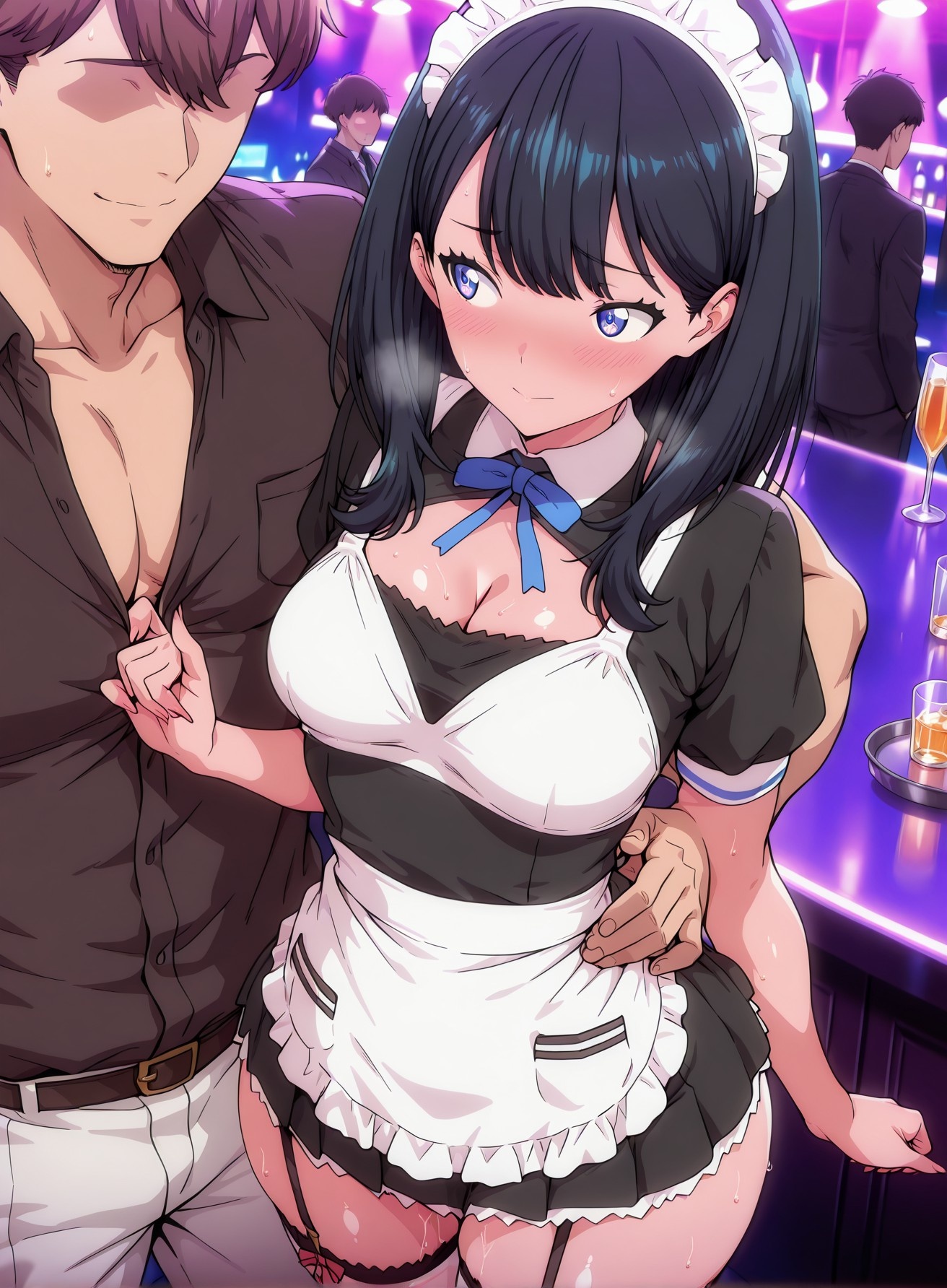AI生成アニメ少女 - SSSS.GRIDMAN 宝多六花：学生服タイト衣装露穴 177P