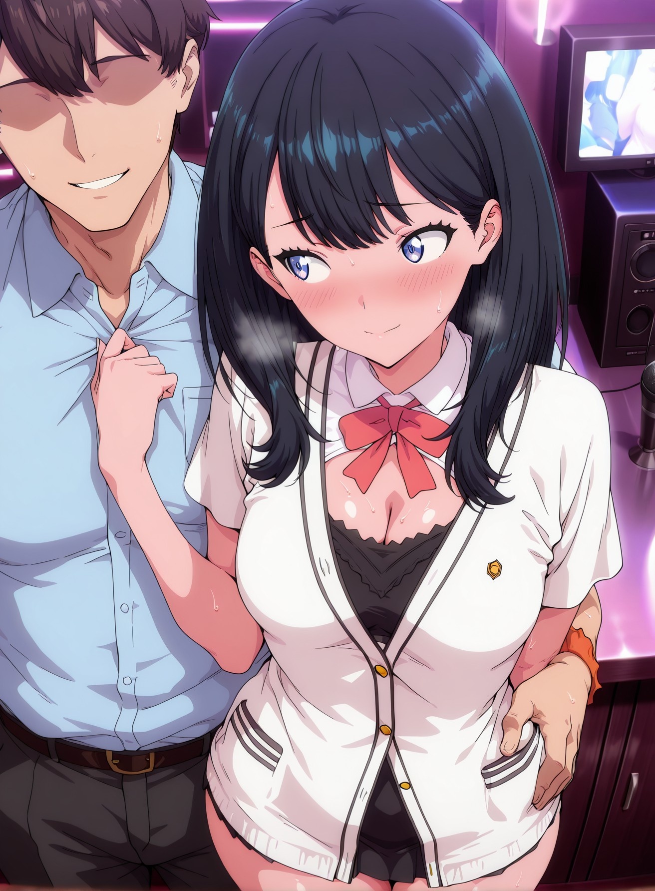 AI生成アニメ少女 - SSSS.GRIDMAN 宝多六花：学生服タイト衣装露穴 177P