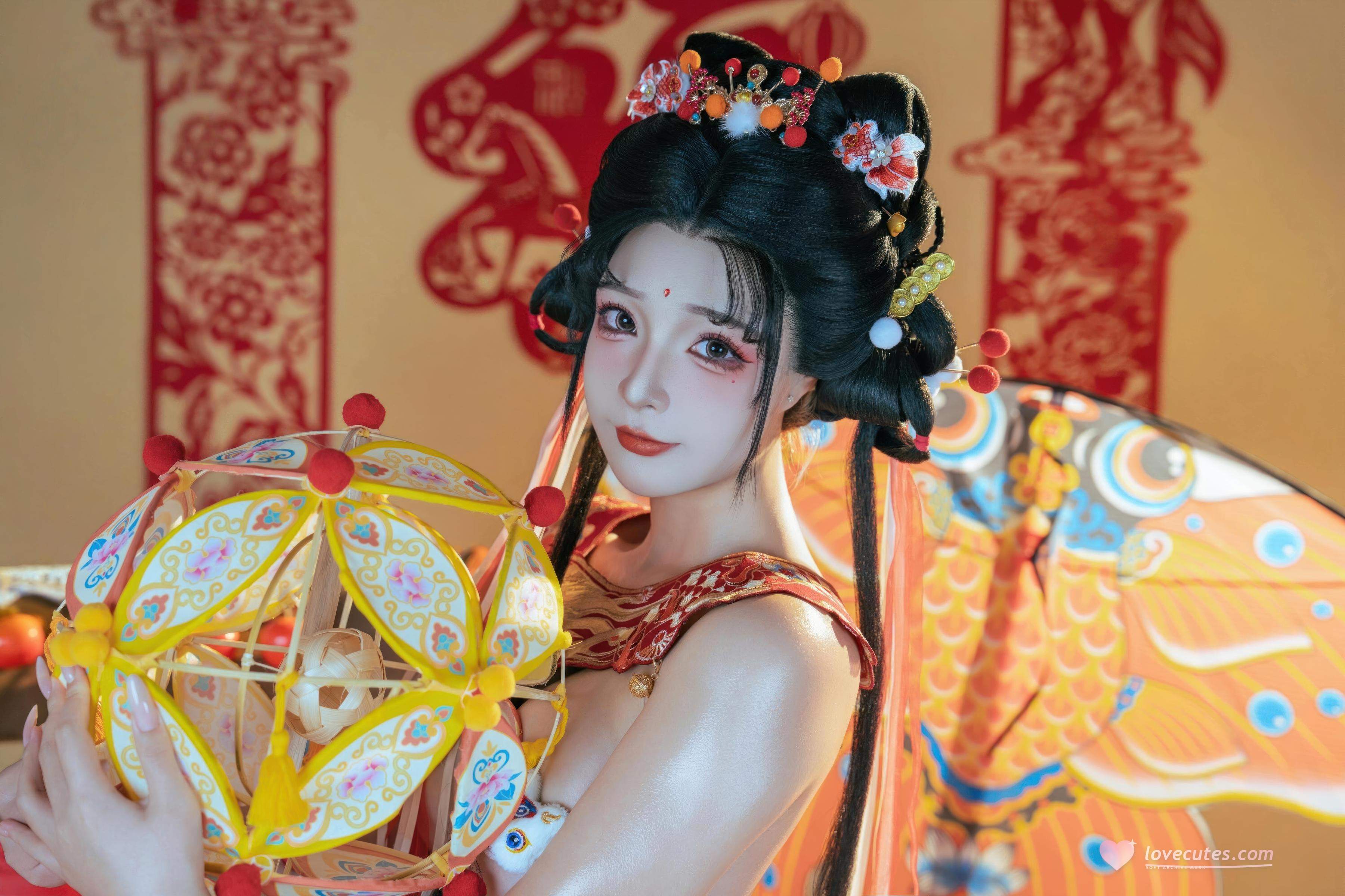 [Private] Yuuhui - 2026 Spring Festival Special: Lion Dance Girl - New Year Lion Dance Stickers, Large Scale 131P2V