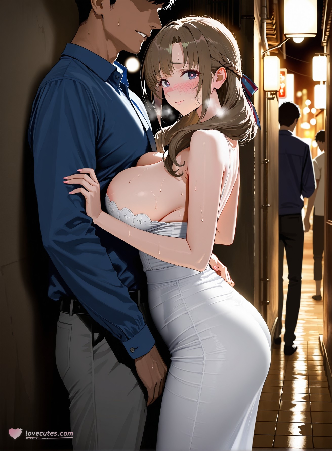 AI Generated Anime Girl - 大好真真子：蕾丝内衣泳装床拍露穴 227P