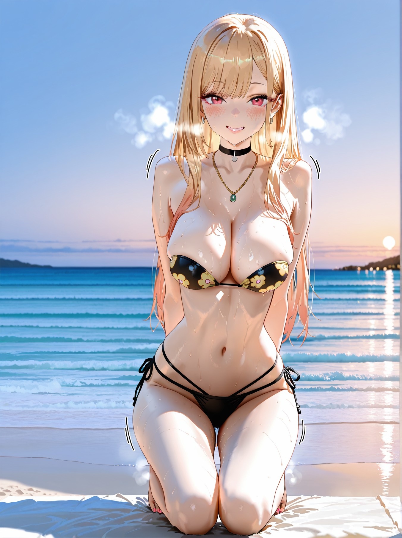 AI 生成的動漫女孩 - 更衣人偶墜入愛河 喜多川海夢 Vol.2：學生裝緊身衣露穴 128P