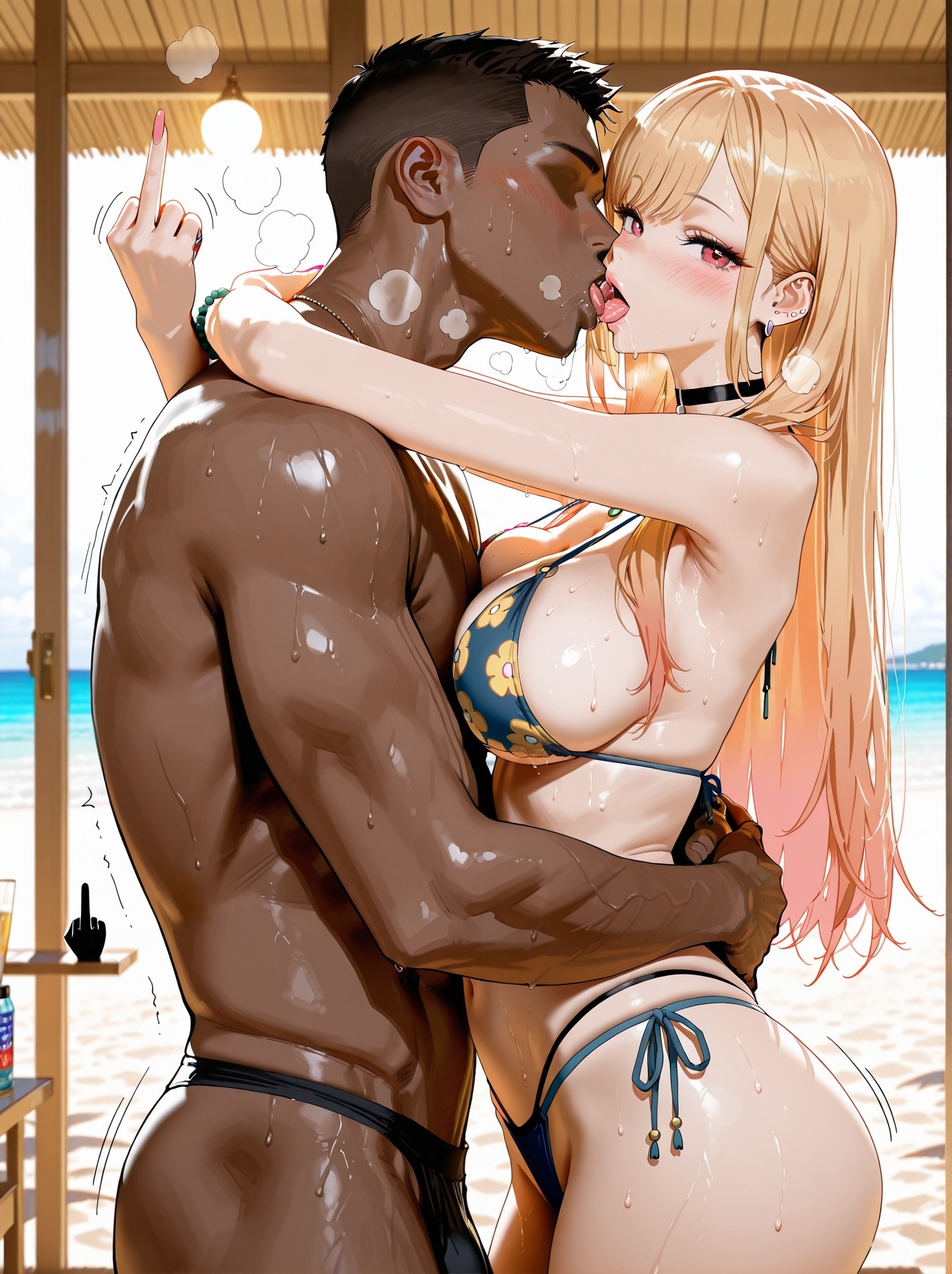 AI Generated Anime Girl - 更衣人偶坠入爱河 喜多川海梦 Vol.2：学生装紧身衣露穴 128P