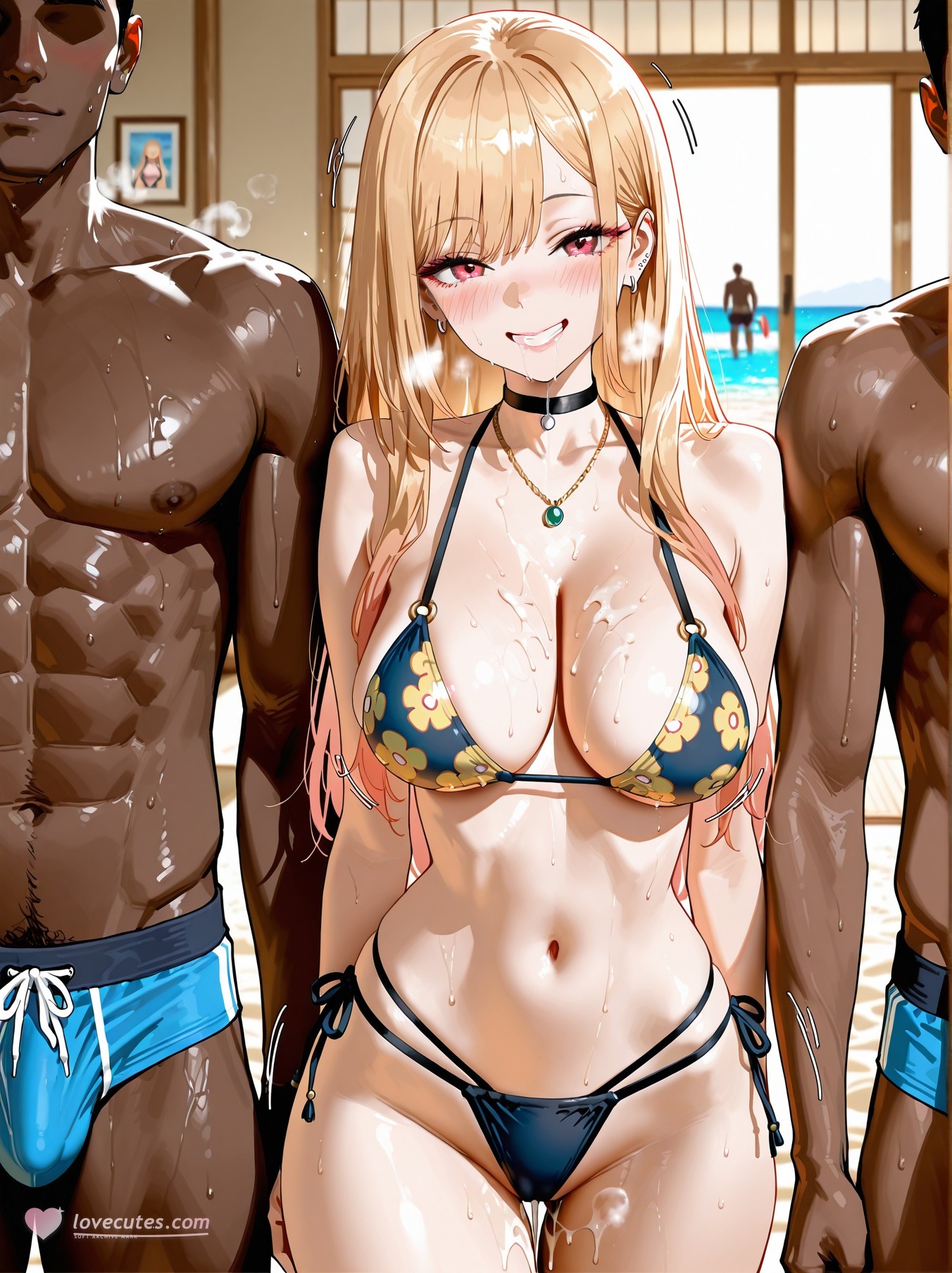 Cô Gái Anime Tạo Bởi AI - 更衣人偶坠入爱河 喜多川海梦 Tập 2: Đồng Phục Học Sinh Ôm Sát 128P
