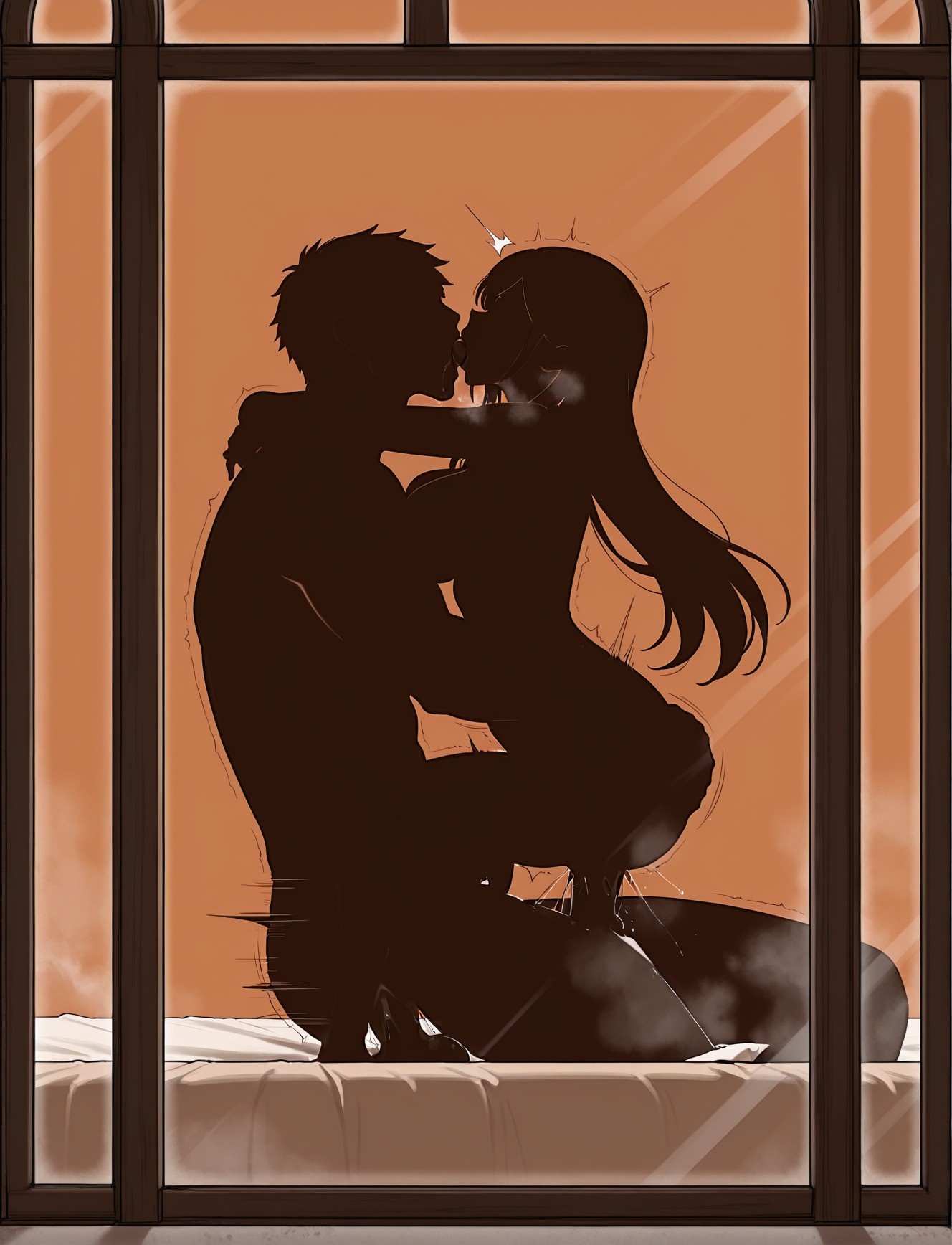 AI Generated Anime Girl - Kido Kawa Umi's Love Story Vol. 2-1: Lace Lingerie Bed Shots 107P
