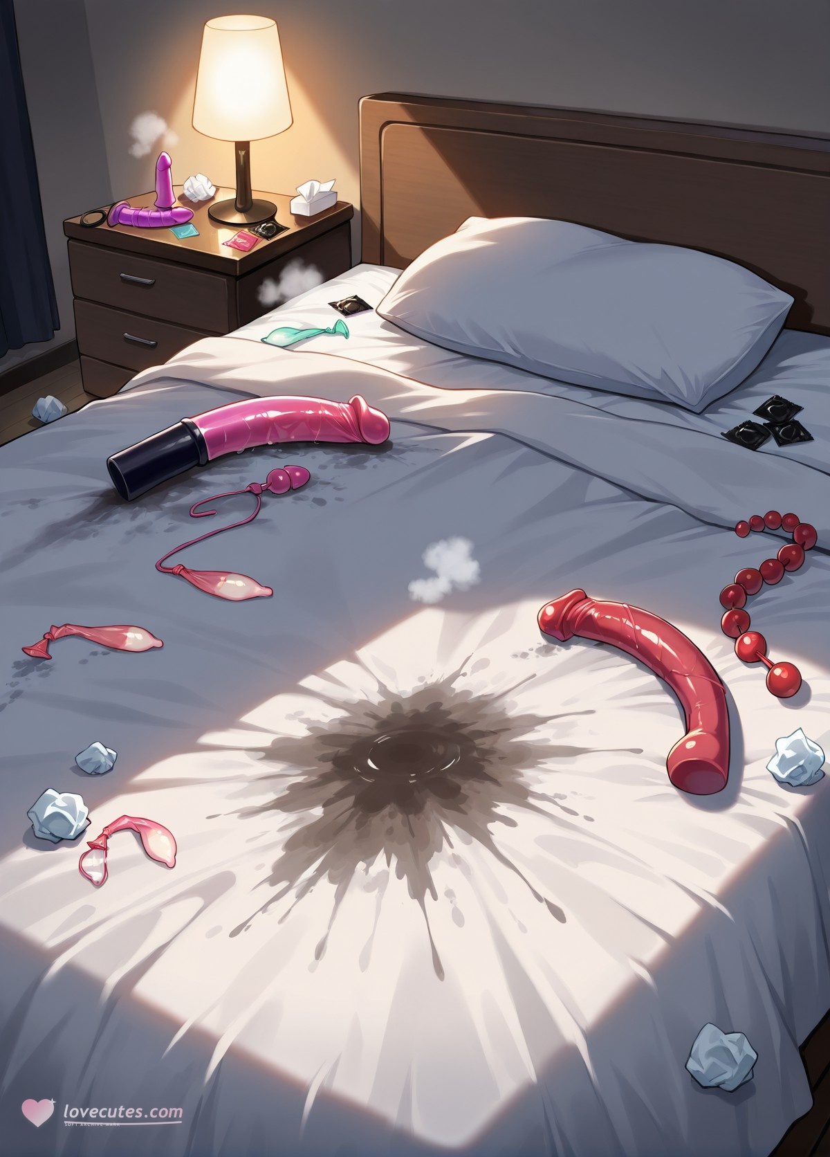 AI生成アニメ少女 - 碧蓝航线 光辉 4：レース下着タイトスーツ露穴 172P