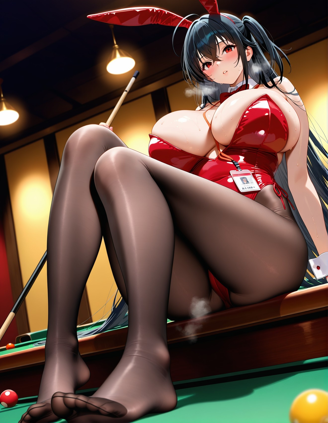 AI Generated Anime Girl - 碧蓝航线 大凤 2：黑丝紧身衣露穴 197P