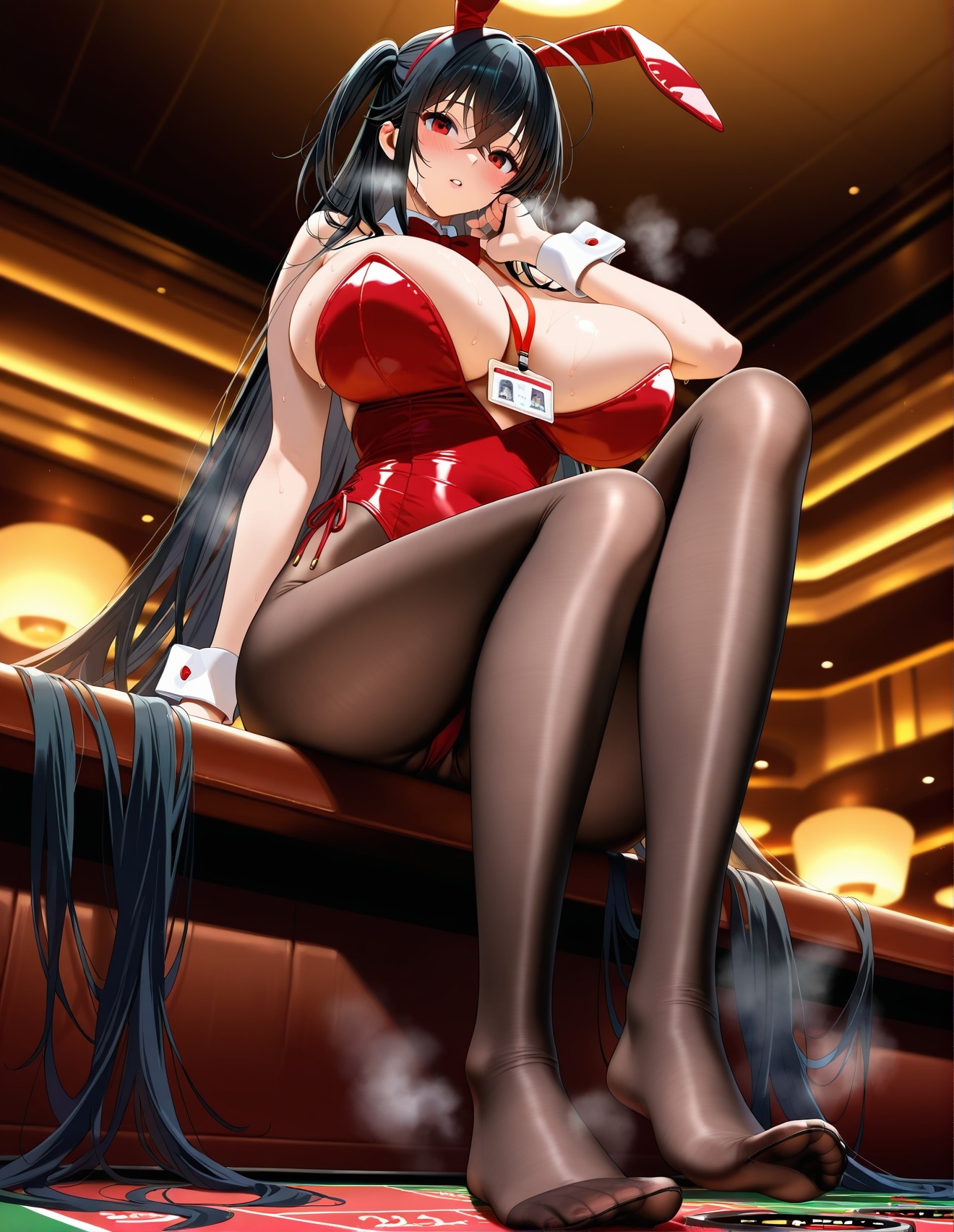 AI Generated Anime Girl - 碧蓝航线 大凤 2：黑丝紧身衣露穴 197P