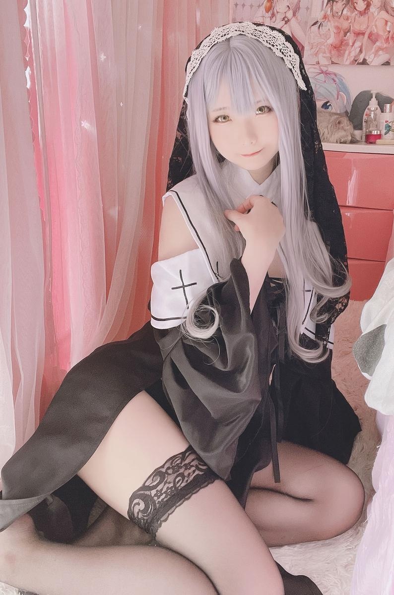 [私房] 习呆呆 - 修女下着ver：修女情趣内衣露点私房 30P1V