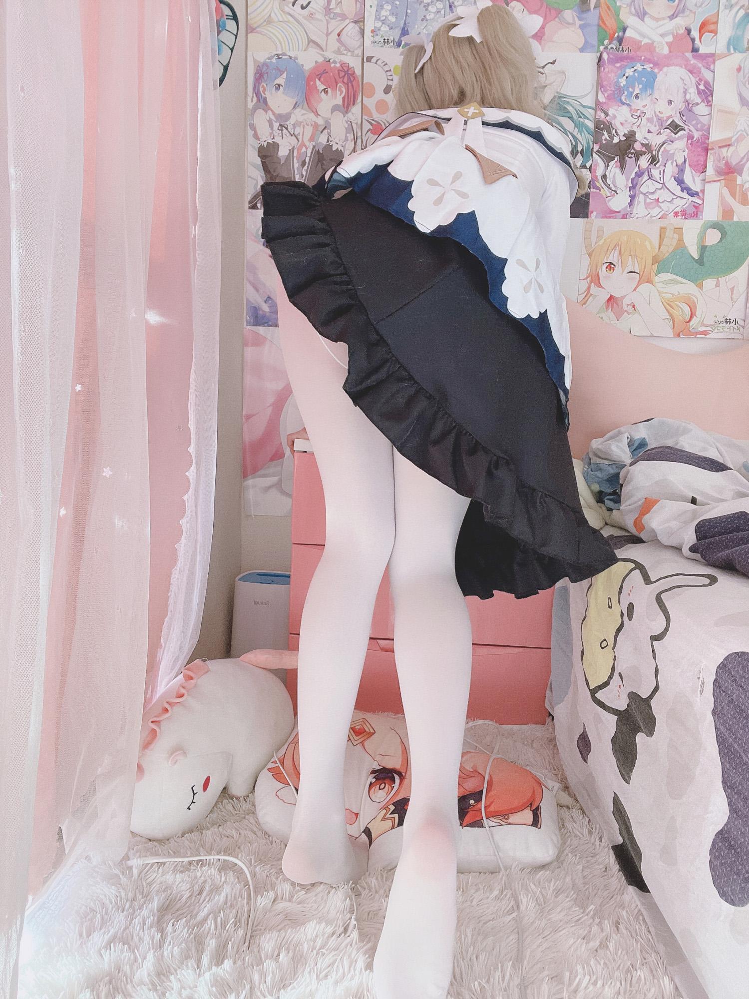 '[cosplay] 习呆呆 - Genshin Impact Ba Ba La: Đùi Trắng Gợi Cảm, Tái Hiện Đầy Mạo Hiểm 52P2V'