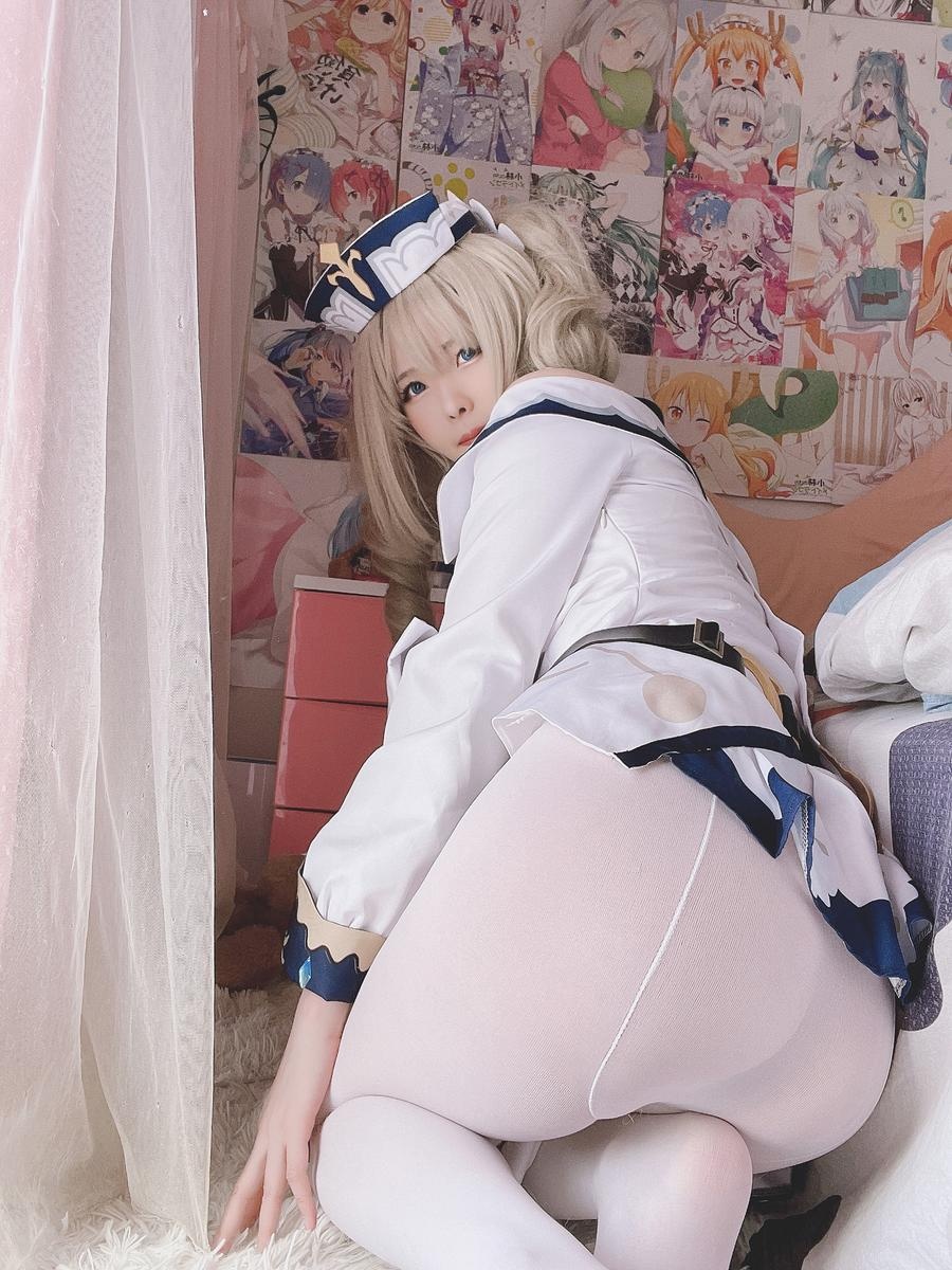 '[cosplay] 习呆呆 - Genshin Impact Ba Ba La: Đùi Trắng Gợi Cảm, Tái Hiện Đầy Mạo Hiểm 52P2V'