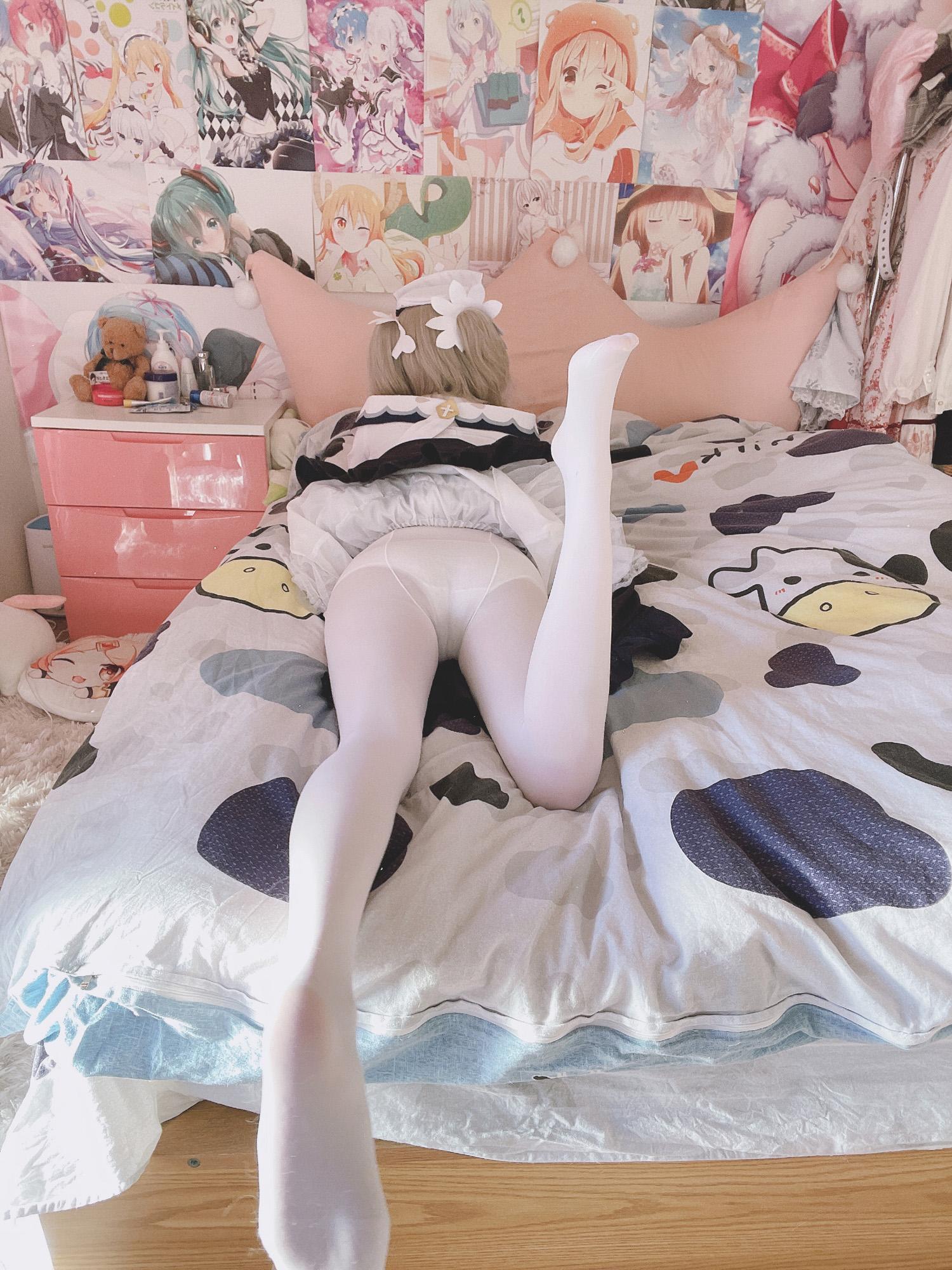 '[cosplay] 习呆呆 - Genshin Impact Ba Ba La: Đùi Trắng Gợi Cảm, Tái Hiện Đầy Mạo Hiểm 52P2V'