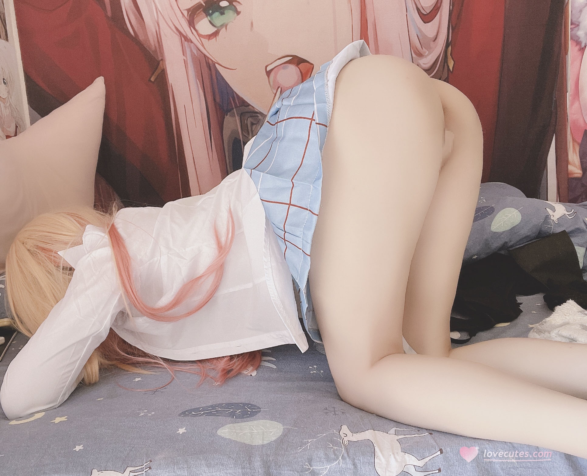 '[cosplay] H习呆呆 - Kito Chikawa Hải Mộng: Đùi đẹp trong đồng phục, khoe mông táo bạo 22P2V'