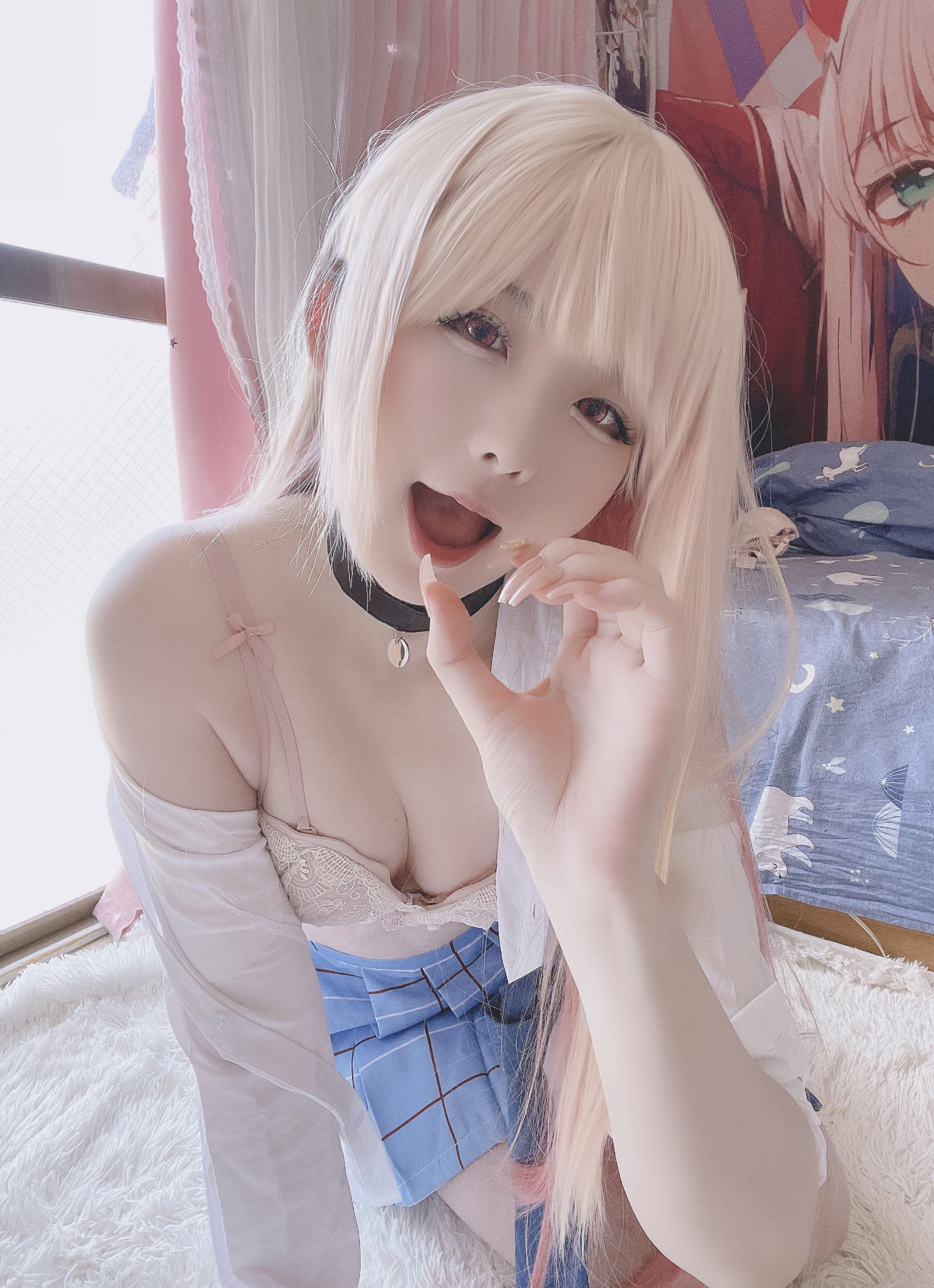 '[cosplay] H习呆呆 - Kito Chikawa Hải Mộng: Đùi đẹp trong đồng phục, khoe mông táo bạo 22P2V'