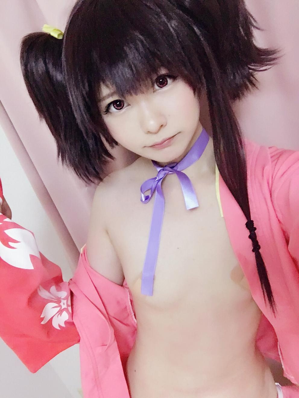 [cosplay] 习呆呆 - 甲铁城的卡巴内瑞 无名：粉衣露点美腿大尺度还原 36P3V