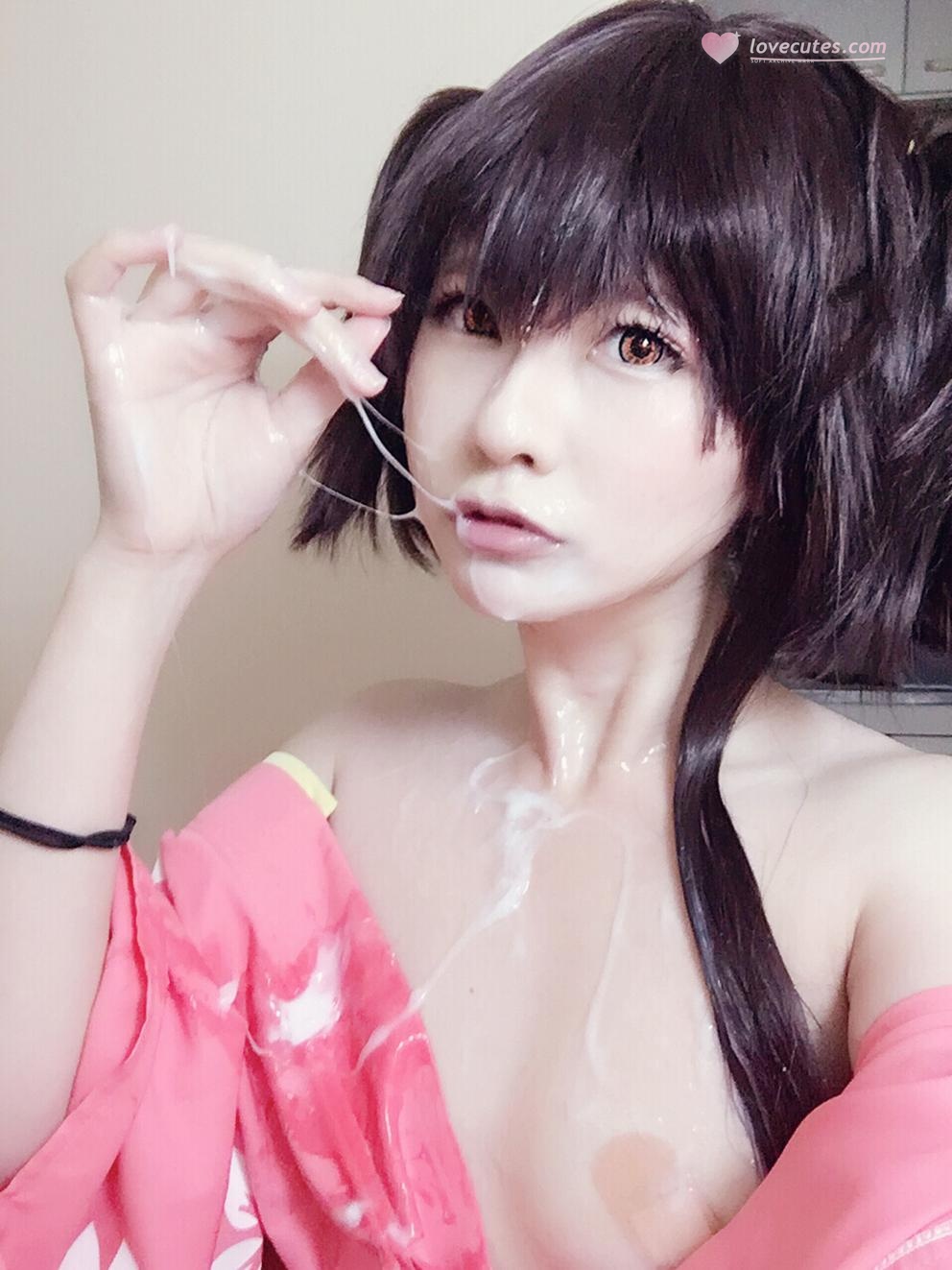[cosplay] 习呆呆 - 甲铁城的卡巴内瑞 无名：粉衣露点美腿大尺度还原 36P3V