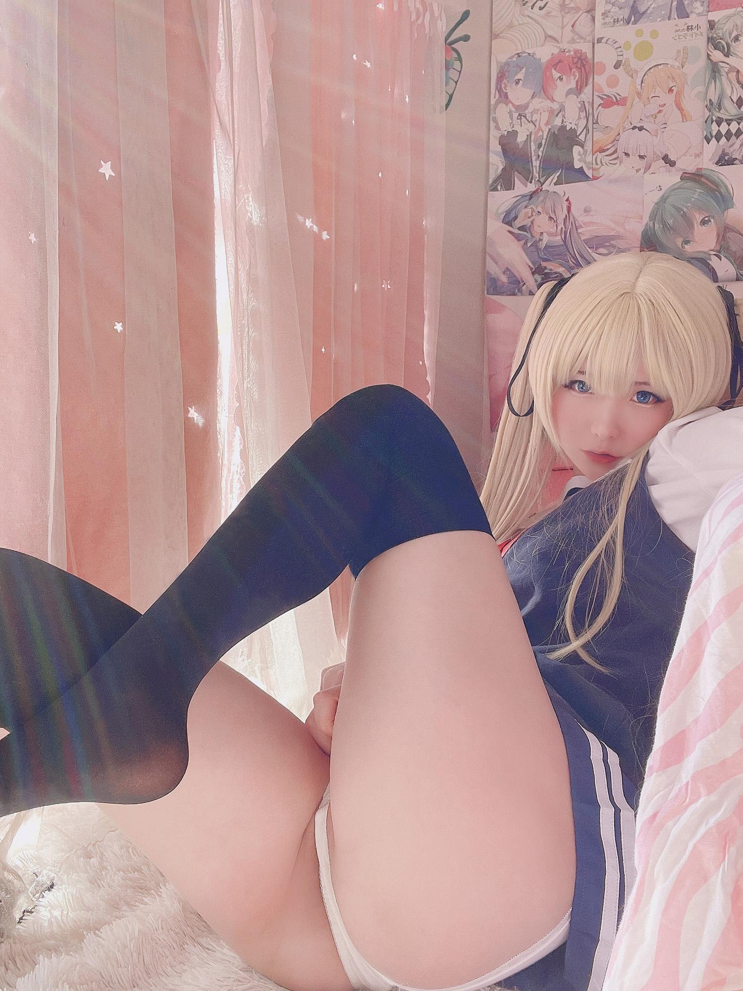 '[cosplay] H习呆呆 - 英梨梨: Đồng phục đen chân dài tái hiện gợi cảm 45P2V'