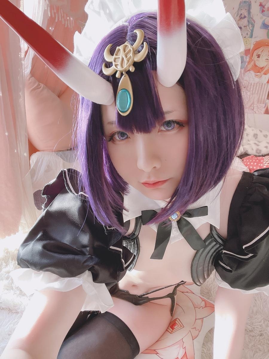 '[cosplay] Hệ Đái Đái - Tửu Thôn Đồng Tử: Quỷ Giác Đen Tất Mở Rộng Độ Chính Xác 47P2V'